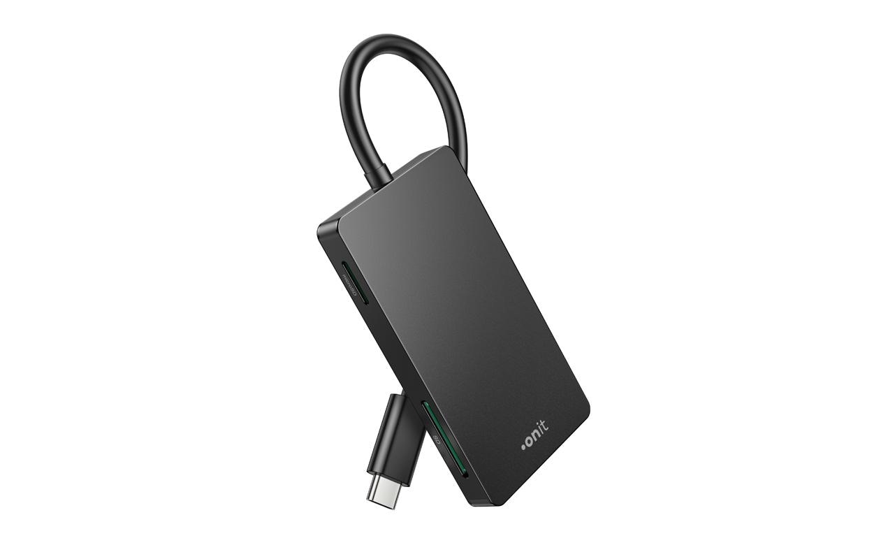 onit USB-Adapter »Extern USB-C 3-in-«