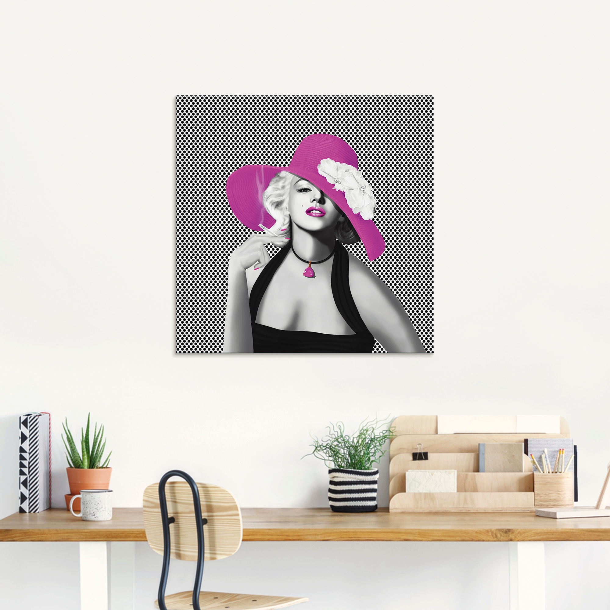 Artland Glasbild »Marilyn in Pop Art«, Stars, (1 St.), in verschiedenen Grössen