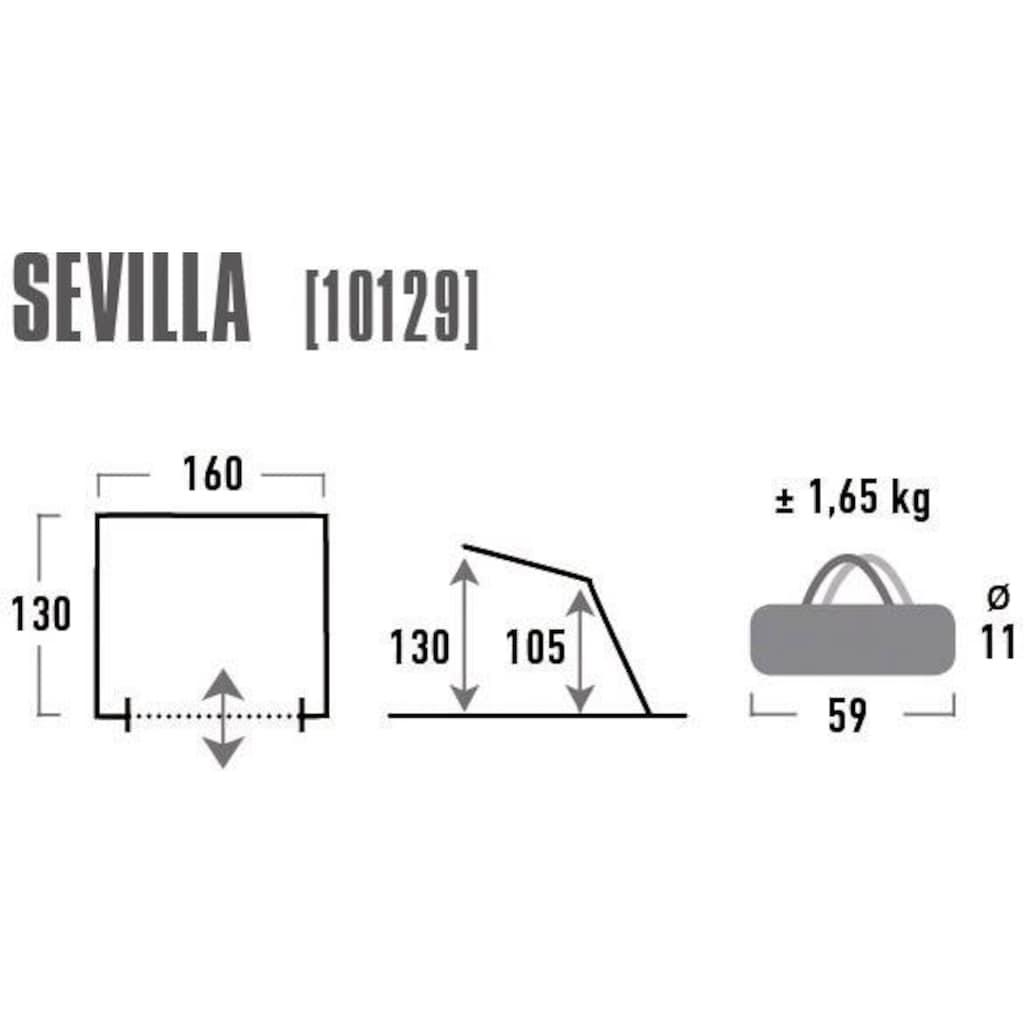 High Peak Strandmuschel »Sevilla«, (mit Transporttasche)