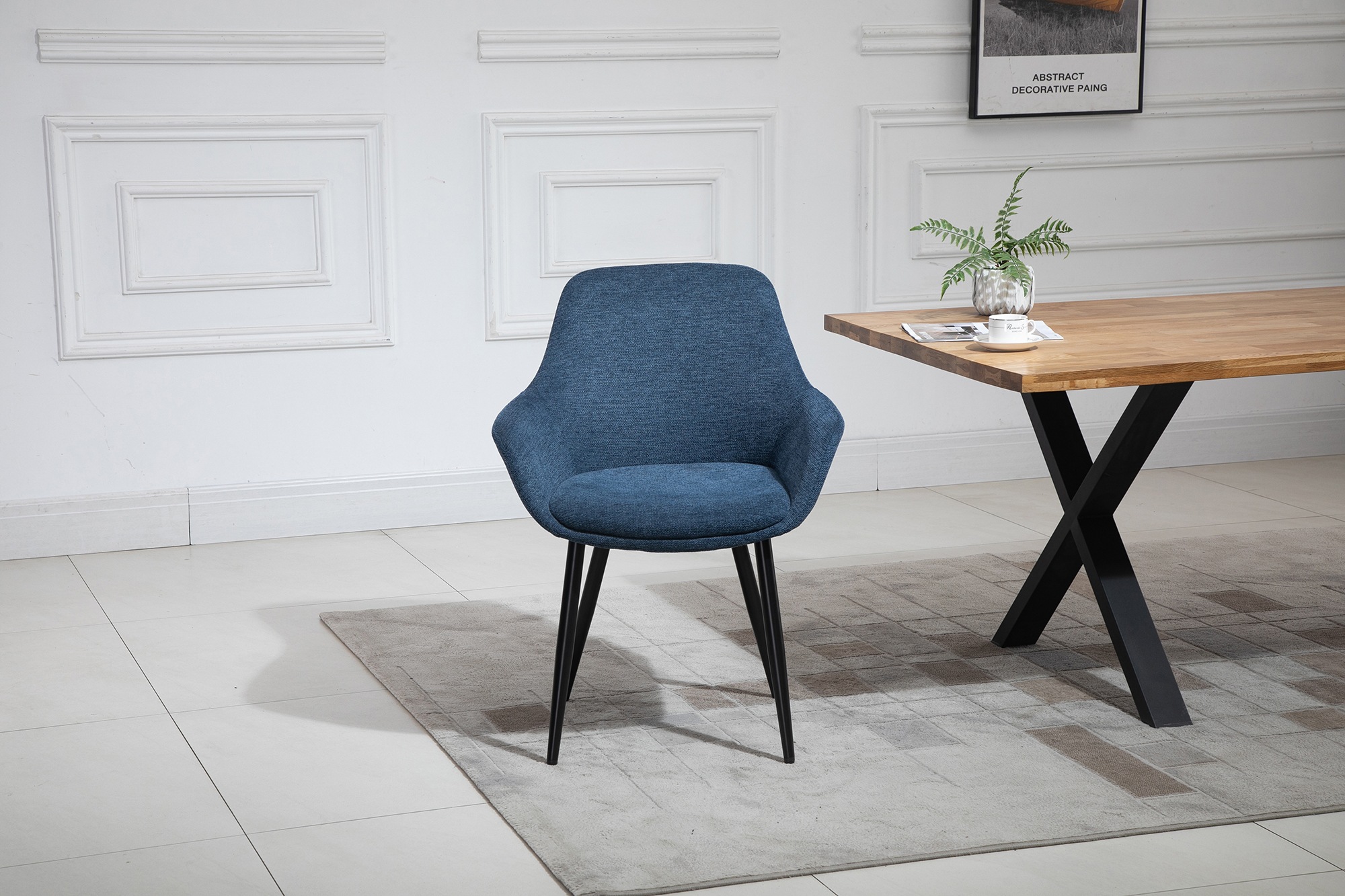 SalesFever Essgruppe »Stilvolle Essgruppe für Ihr Zuhause«, (Set, 5 tlg.), 5-teiliges Set, Tischplatte mit seidenmattem OSMO Hartwachs-Öl behande