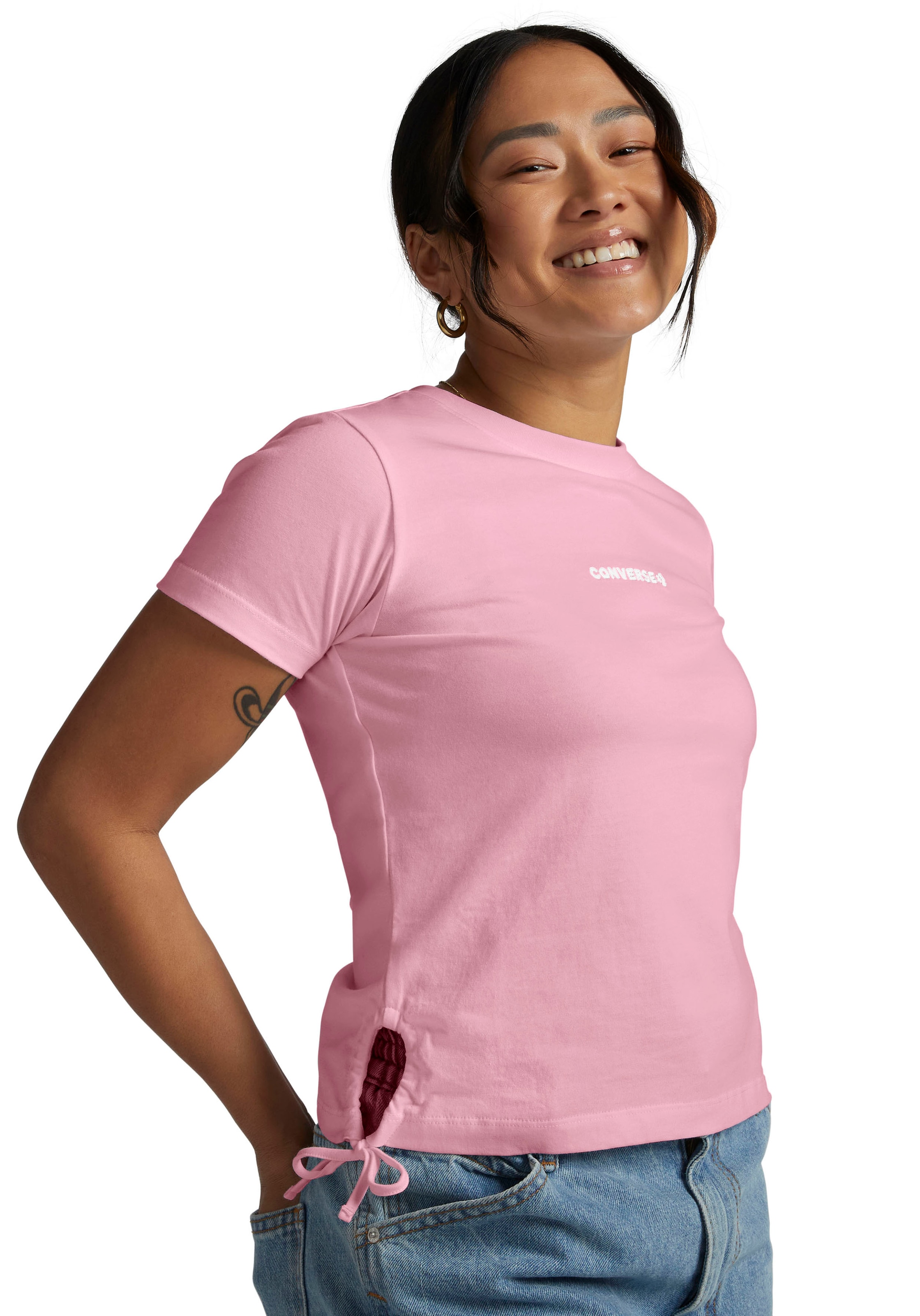Converse T-Shirt »WORDMARK FASHION bei Jelmoli-Versand NOVELTY bestellen online TOP« Schweiz