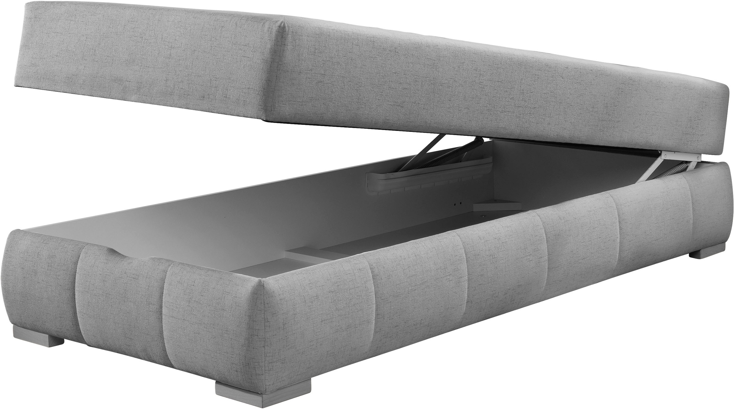 Guido Maria Kretschmer Home&Living Boxbett »Wehma«, ohne Kopfteil, inklusive Topper und Bettkasten