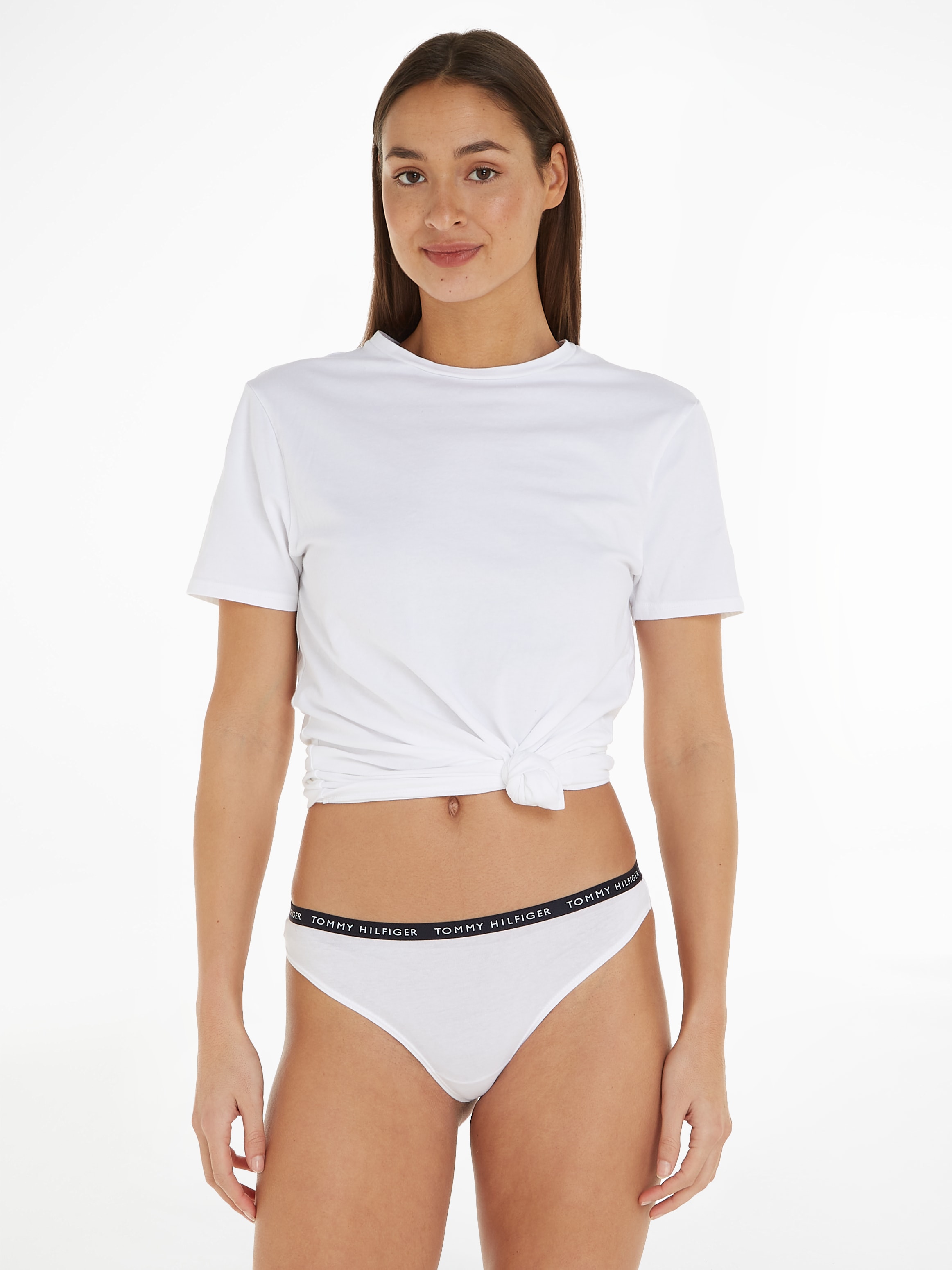 Tommy Hilfiger Underwear Slip, (3 St.), mit schmalem Logobündchen