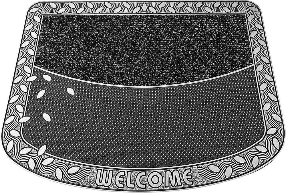 Home2Fashion Fussmatte »TC Clean Leaves«, rechteckig, 8 mm Höhe, Schmutzfangmatte, mit Spruch, robust, In- und Outdoor geeignet