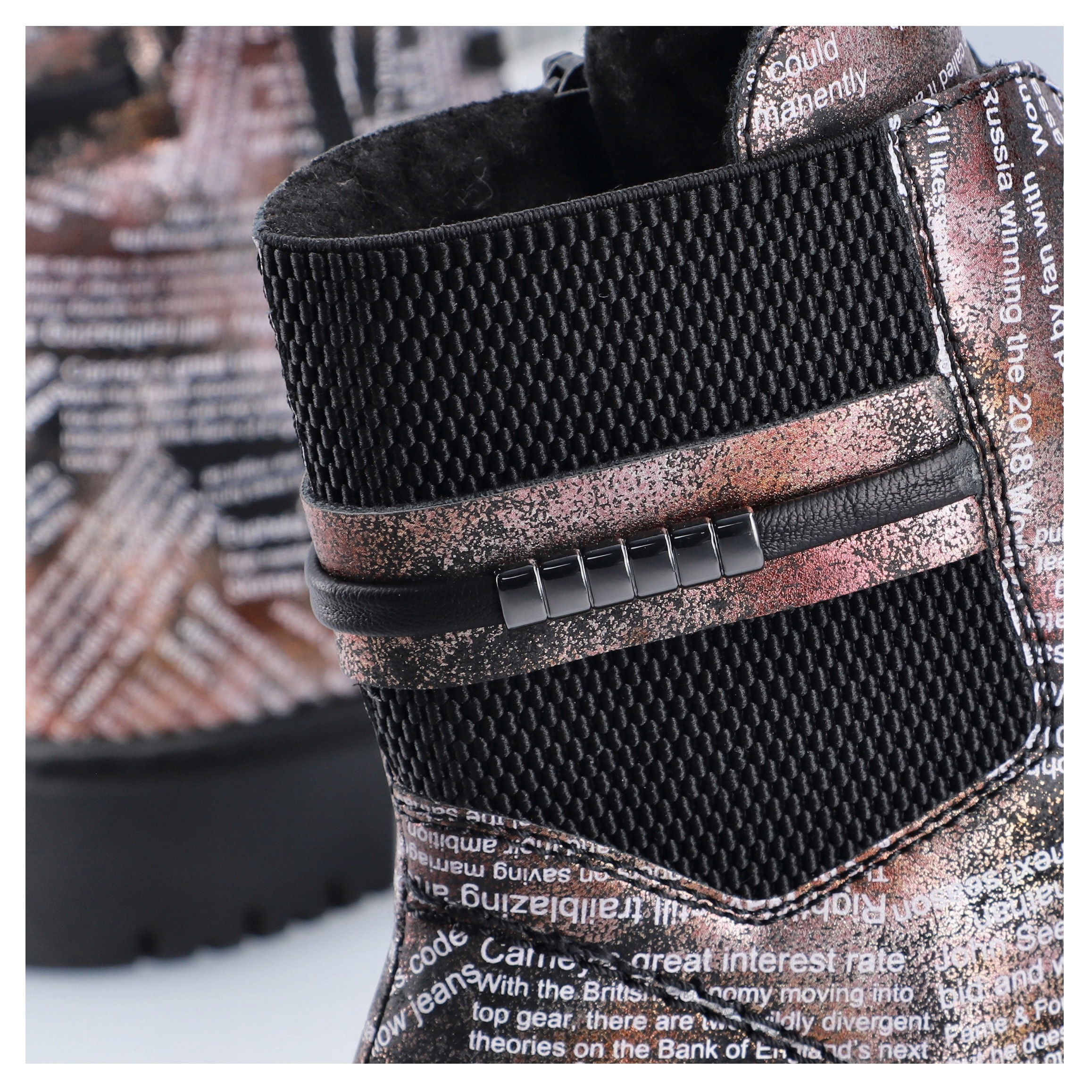 Rieker Winterstiefelette, Schnürboots, Stiefelette, Blockabsatz, mit Innenreissverschluss
