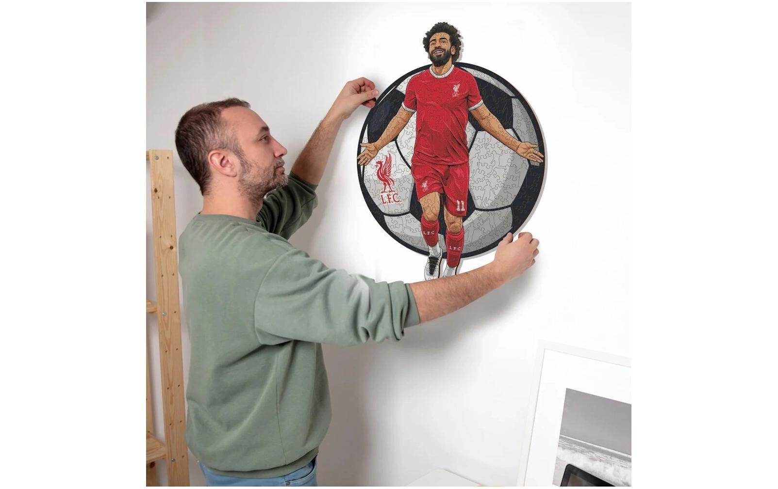 Puzzle »Iconic Liverpool FC – Mo Salah«, Holzart: Birke (Herkunftsland: China)