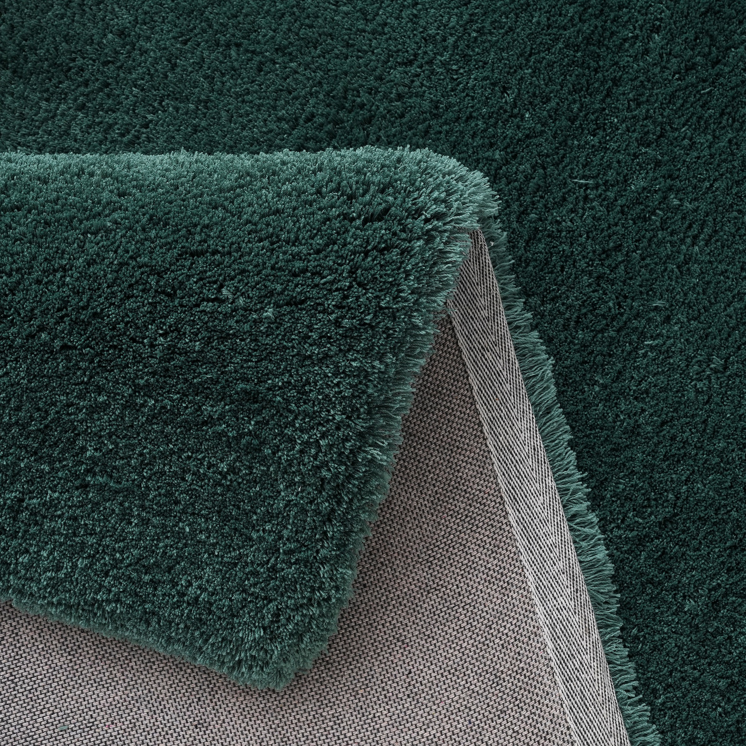 my home Hochflor-Teppich »Microfaser Teppich Magong, besonders weich, sehr feiner Flor«, rechteckig, 25 mm Höhe, uni, Wohnzimmer, Schlafzimmer, Kinderzimmer, auch rund und als Läufer