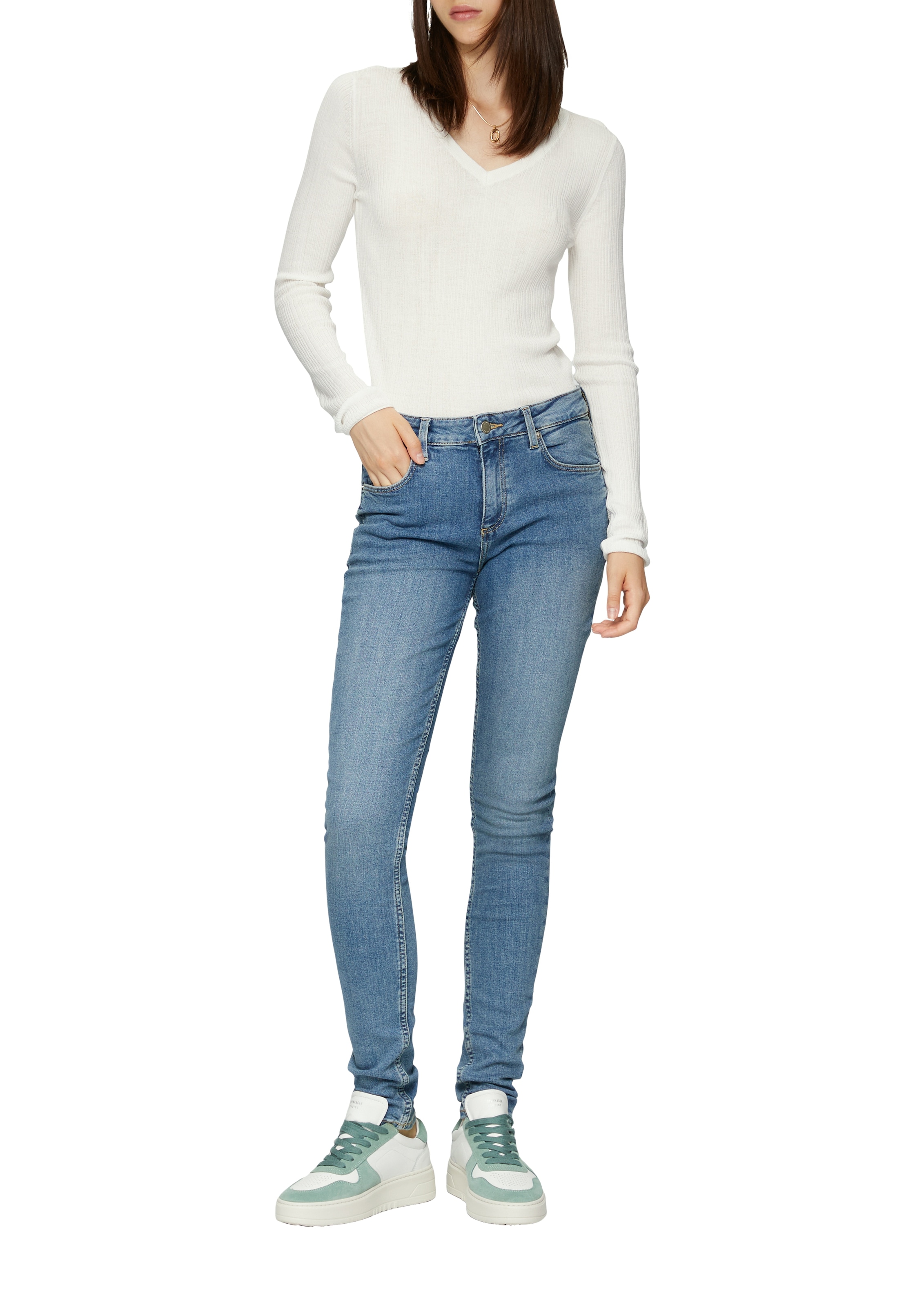 QS Skinny-fit-Jeans »SADIE«, mit Taschen