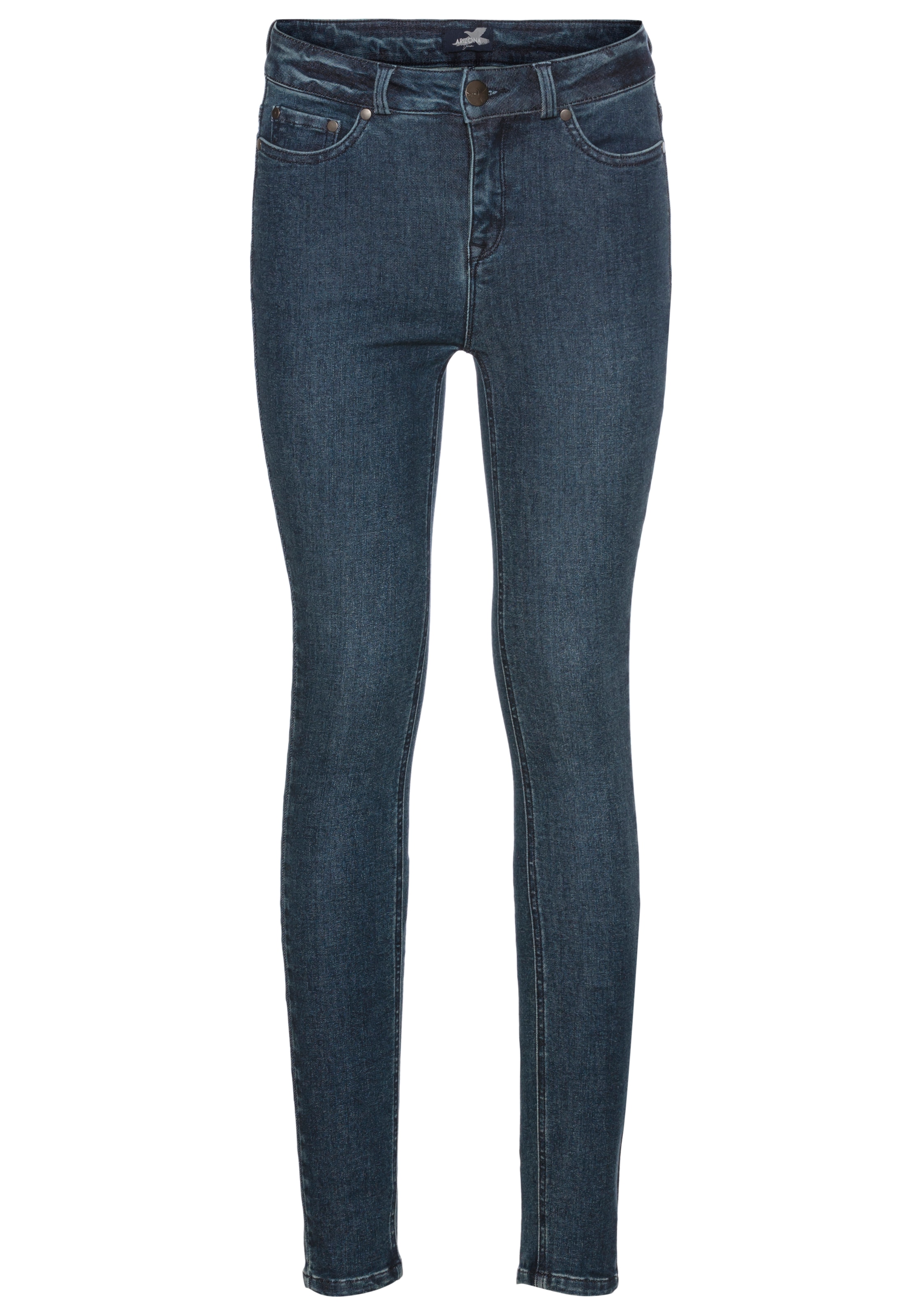 Arizona Skinny-fit-Jeans »Ultra Soft«, hohe Leibhöhe, lang, aus Baumwolle, Polyester und Elasthan