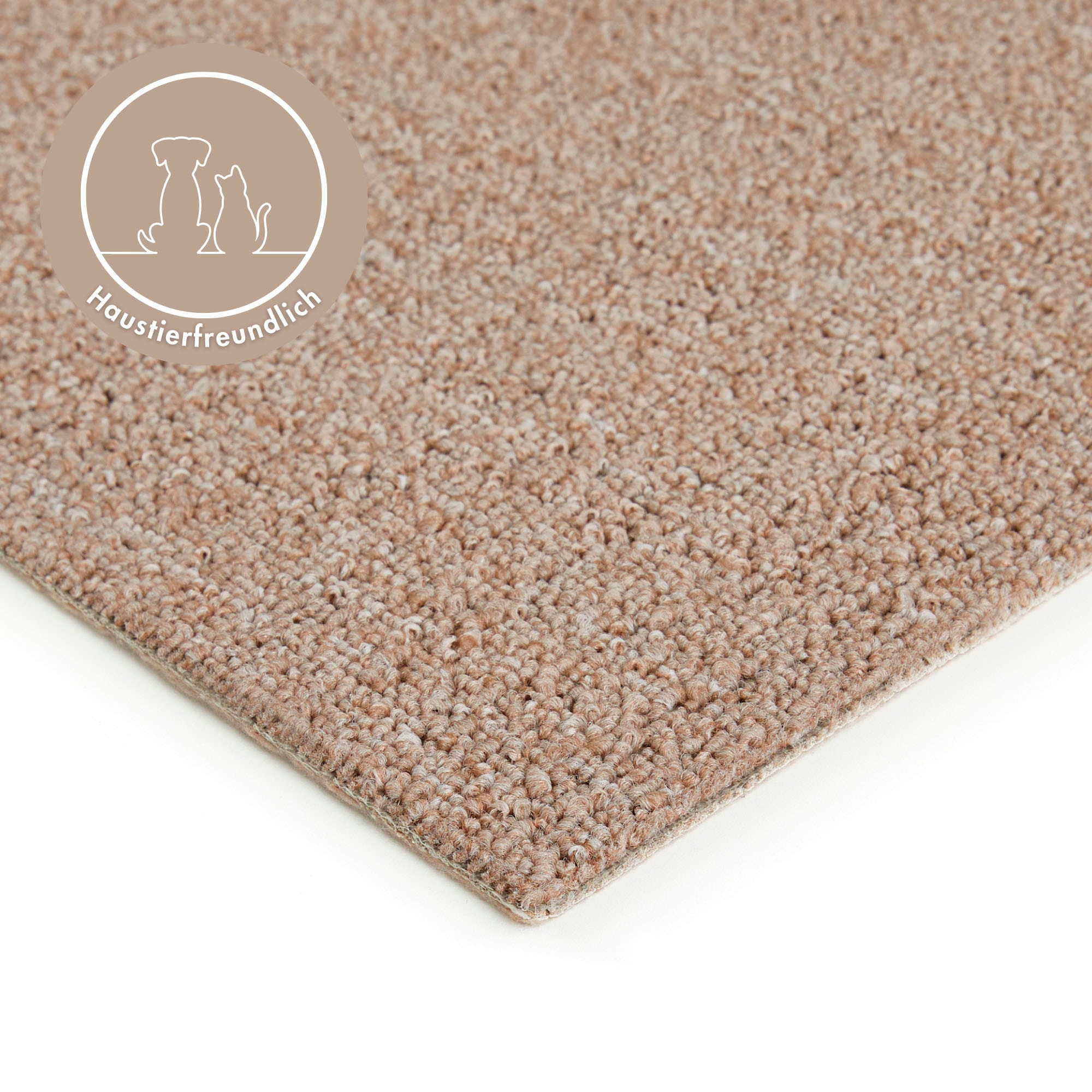Andiamo Teppichboden »Luton, Feinschlinge, Made in Netherlands«, rechteckig, 6 mm Höhe, meliert, Breite 400 cm oder 500 cm, strapazierfähig & pflegeleicht
