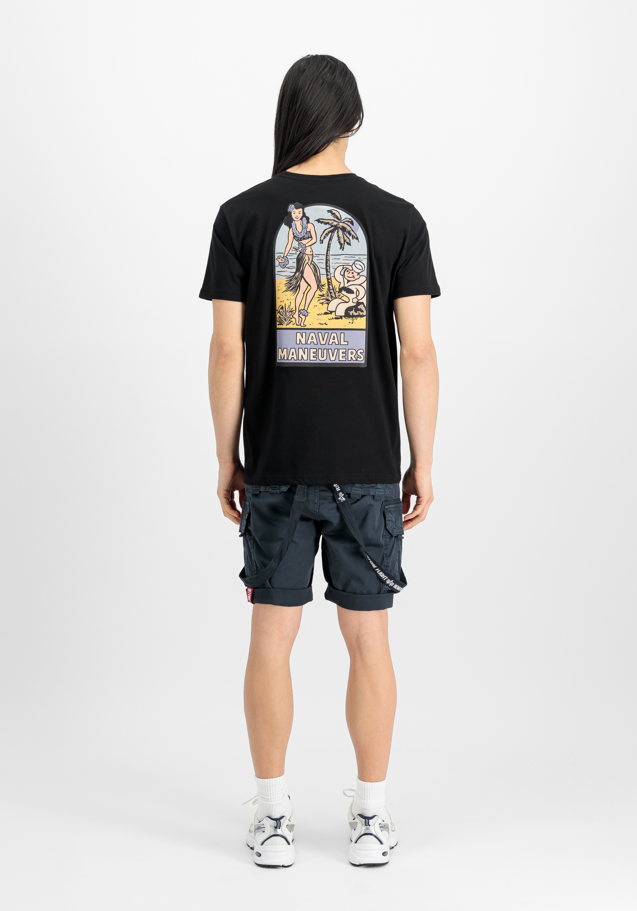 Alpha Industries T-Shirt »Alpha Industries Men - T-Shirts Naval Backprint T-Shirt«