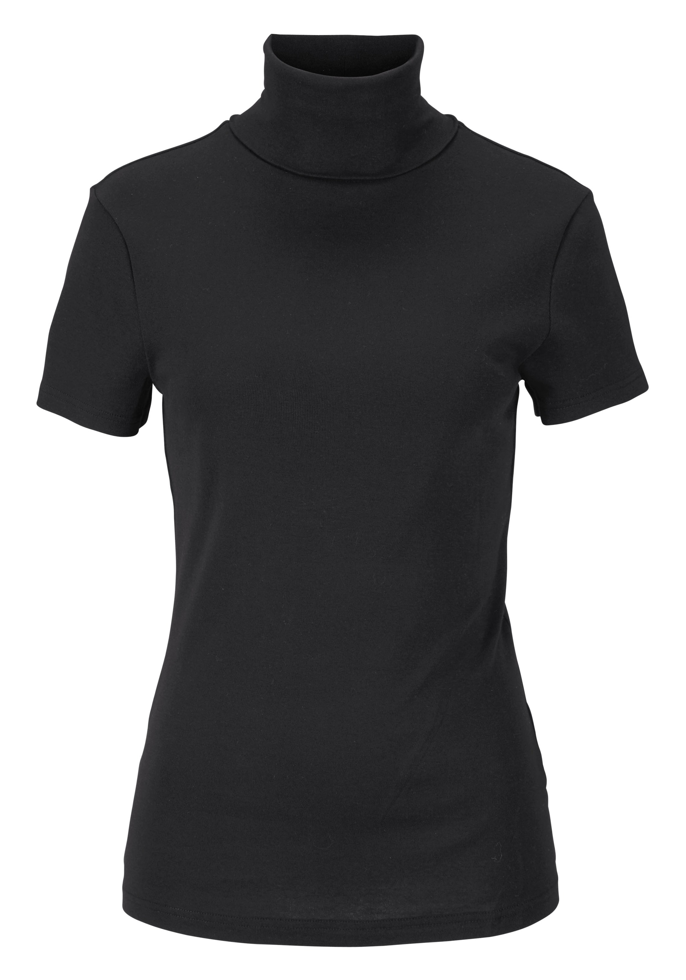 Flashlights Rollkragenshirt, figurbetont, Basic-Stil, Rollkragen, aus 100% Baumwolle, elastisch