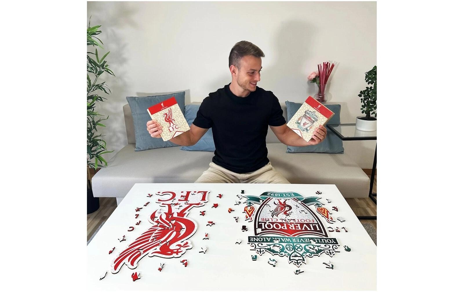 Puzzle »Iconic Liverpool FC – Logo«, Holzart: Birke (Herkunftsland: China)
