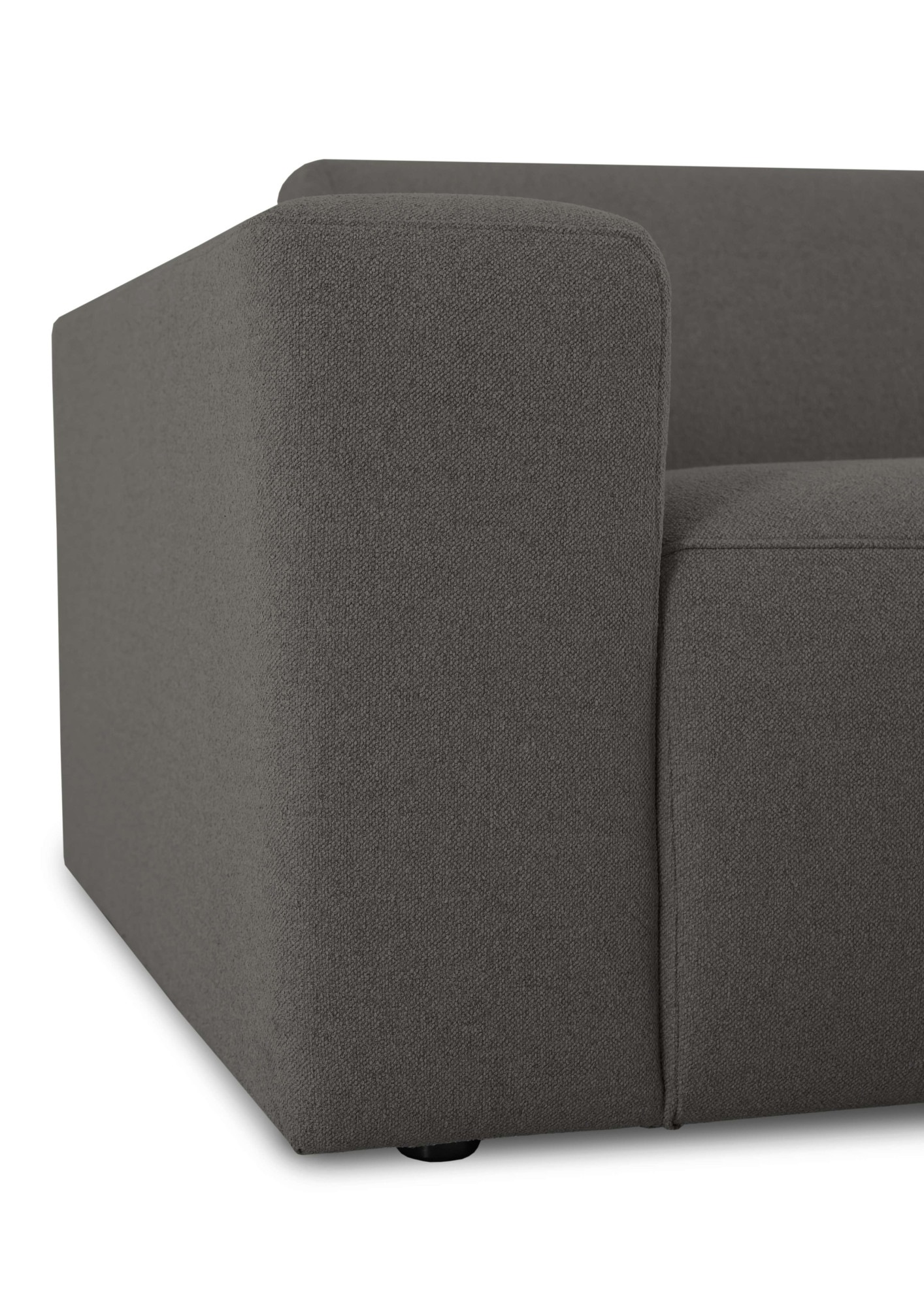 INOSIGN Ecksofa »Koa,228cm, L-Form, Modulsofa, Webstoff, Cord, Struktur«, Designsofa, Set, Hocker inklusive, weicher Lounge-Sitzkomfort