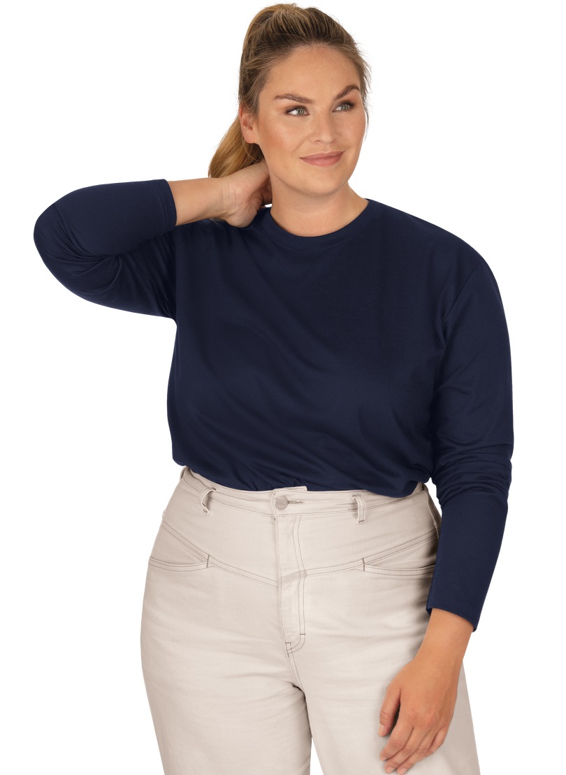 100% Langarmshirt online »TRIGEMA Trigema bestellen Schweiz Baumwolle« T-Shirt Jelmoli-Versand aus bei