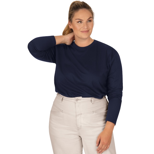 Trigema T-Shirt »TRIGEMA Langarmshirt aus 100% Baumwolle« online bestellen  bei Jelmoli-Versand Schweiz