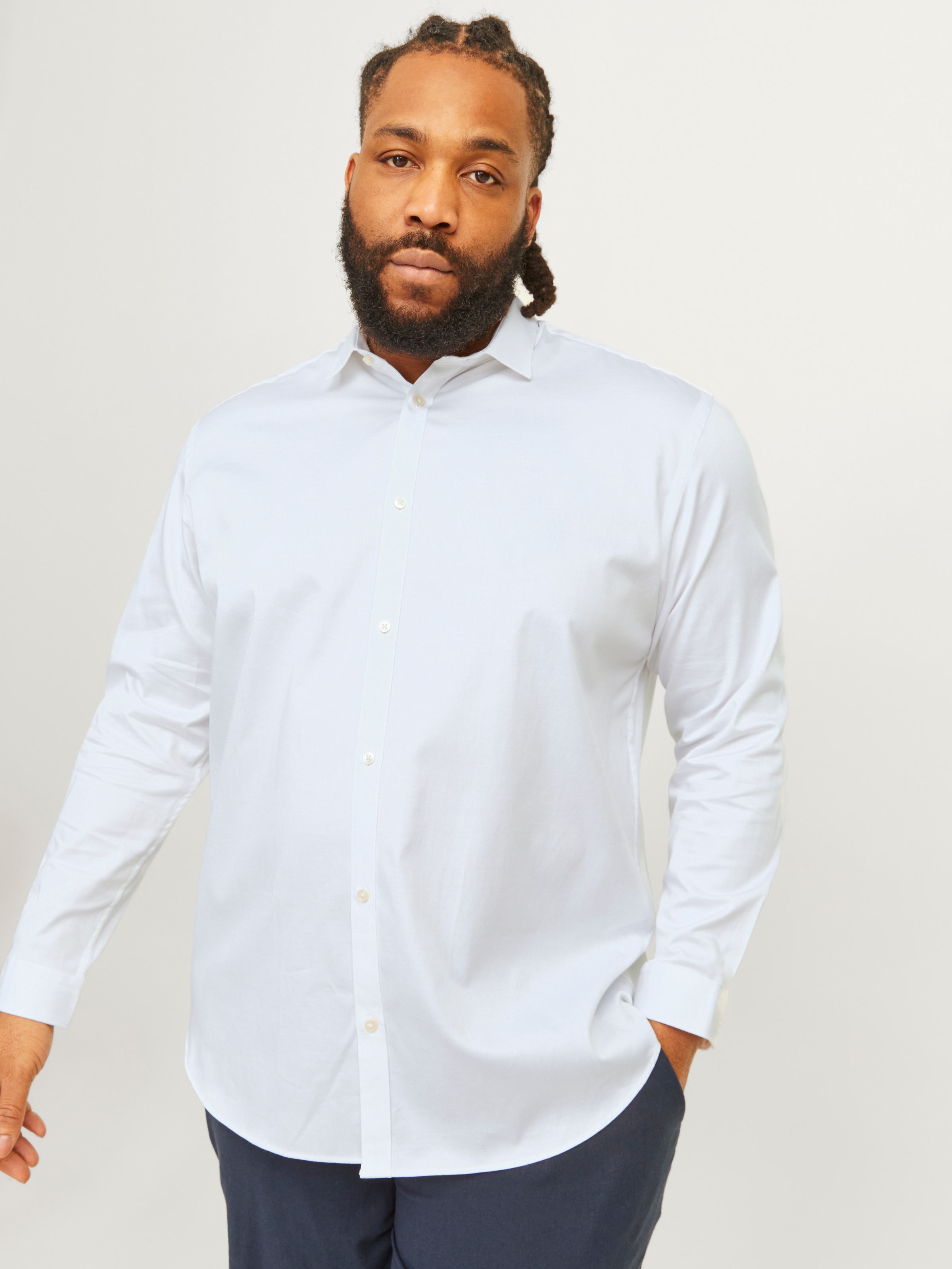 Jack & Jones PlusSize Langarmhemd »JJPRPARMA SHIRT L/S NOOS PLS«