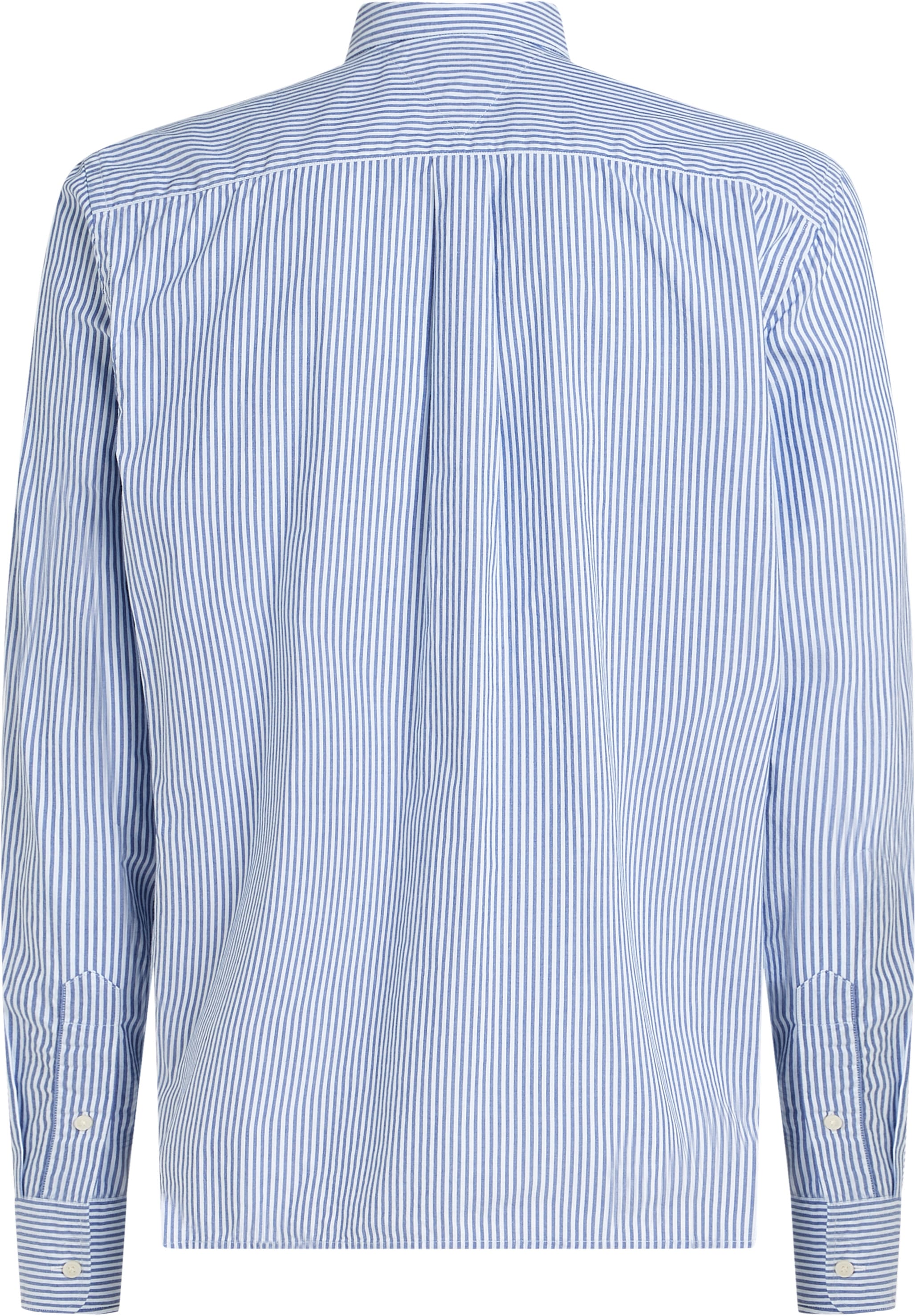 Tommy Hilfiger Big & Tall Langarmhemd »BT-FLEX POPLIN CL STP SHIRT-B«, in Grossen Grössen, Logostickerei