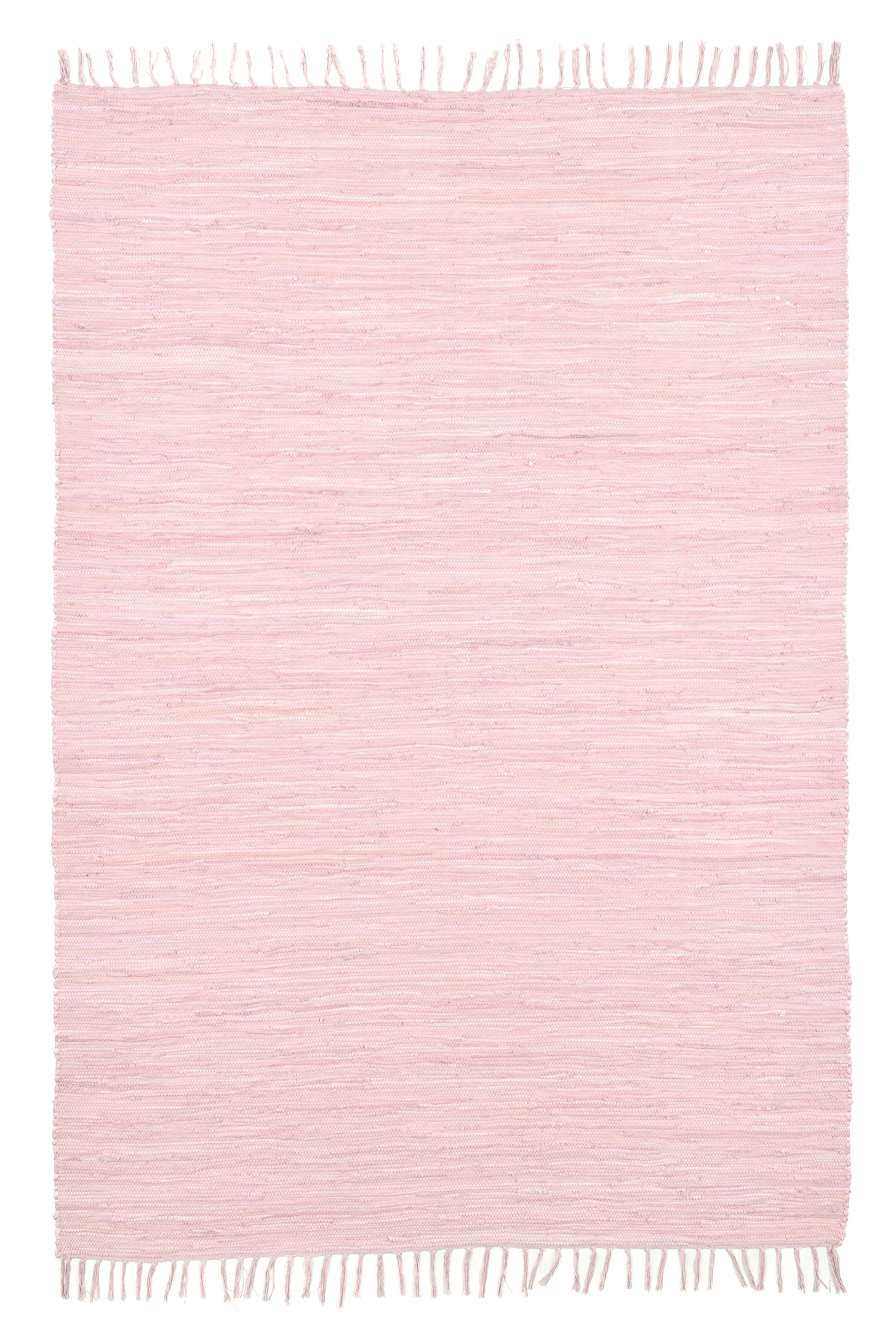 my home Kinderteppich »Insa Fleckerl«, rechteckig, 5 mm Höhe, Uni Farben, pastell, handgewebt, pflegeleicht, waschbar, Kinderzimmer