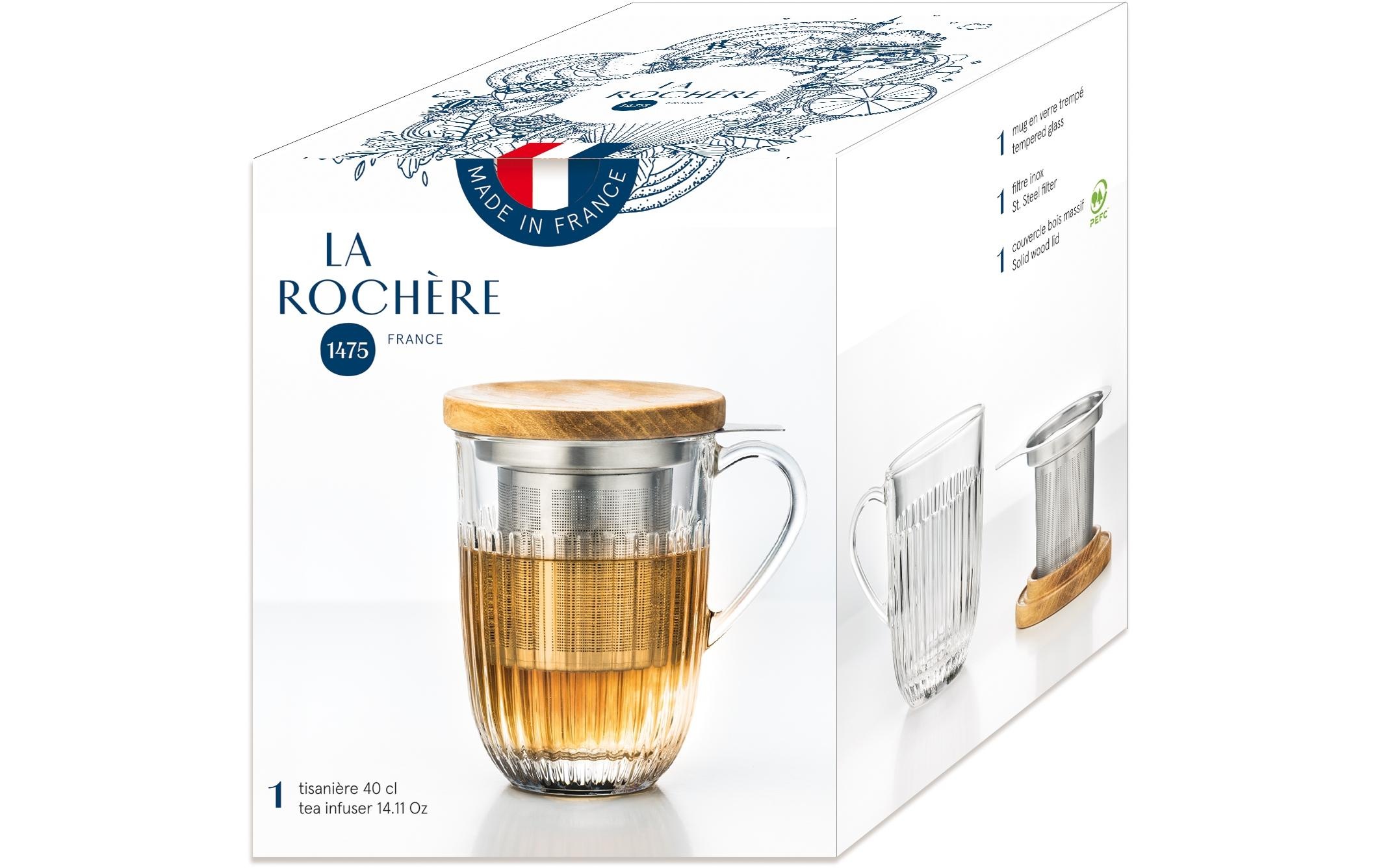Teeglas »La Rochère Ouessant 3.6dl«, (1 tlg.), Holzart: Bambus (China)