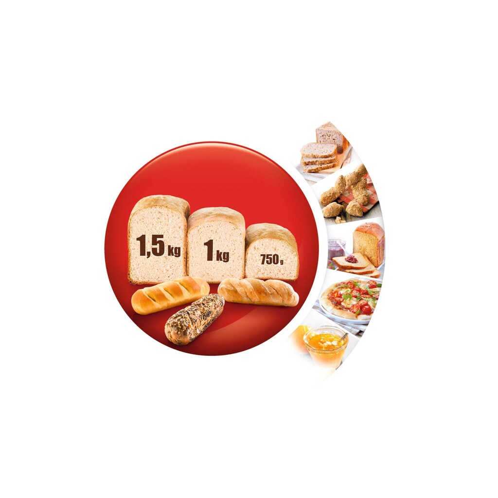 Moulinex Brotbackautomat »Bread Baguette«, 1600 W
