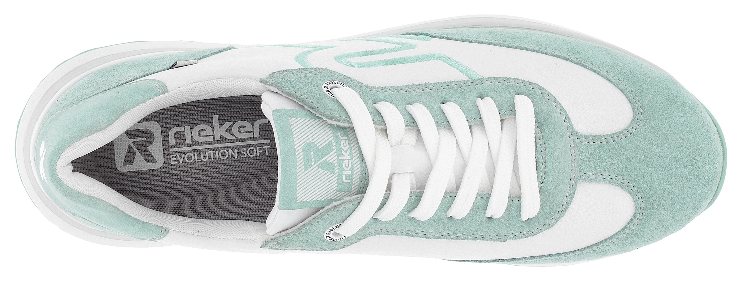 Rieker EVOLUTION Sneaker, herausnehmbarer Soft-Einlage, Freizeitschuh, Halbschuh, Schnürschuh