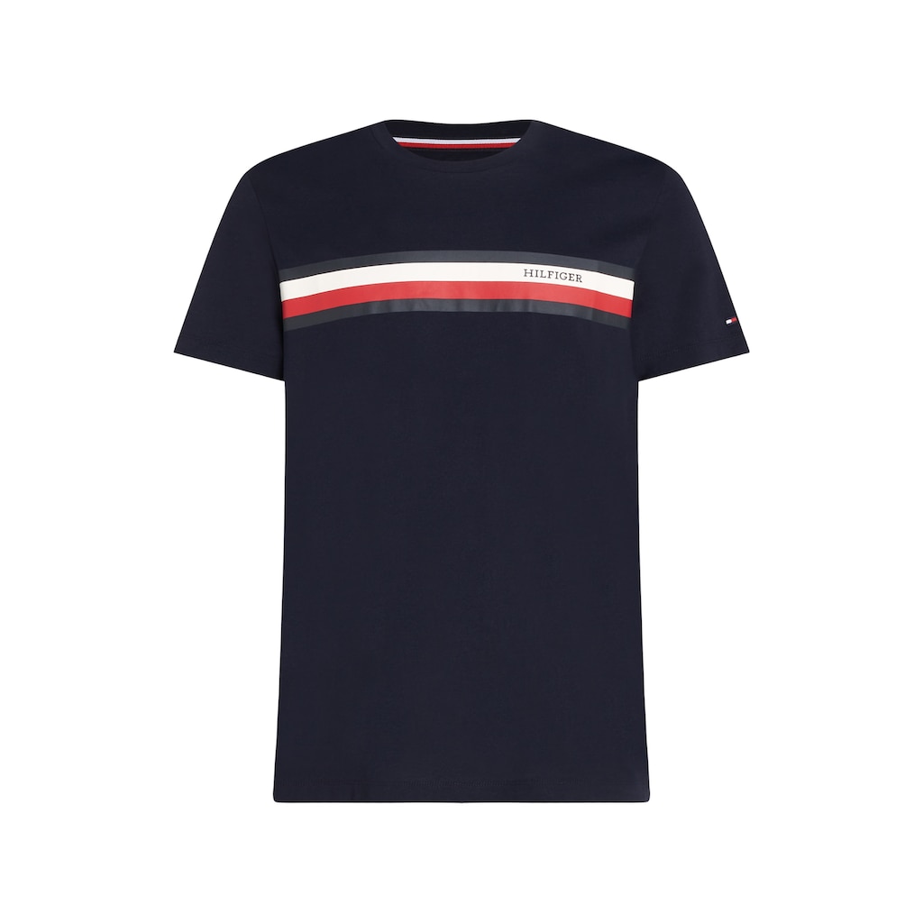 Tommy Hilfiger T-Shirt »RWB MONOTYPE CHEST STRIPE TEE«