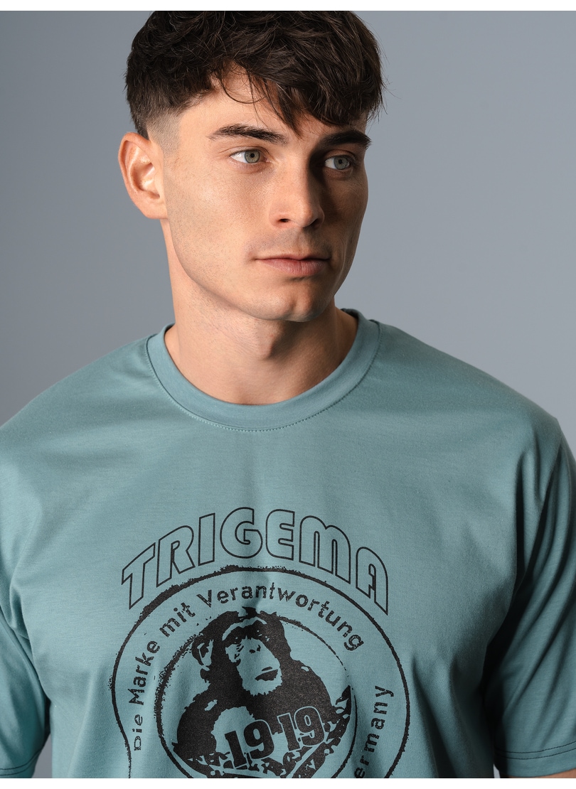 Trigema T-Shirt »TRIGEMA T-Shirt mit grossem Printmotiv "TRIGEMA 1919"«, (1 tlg.)