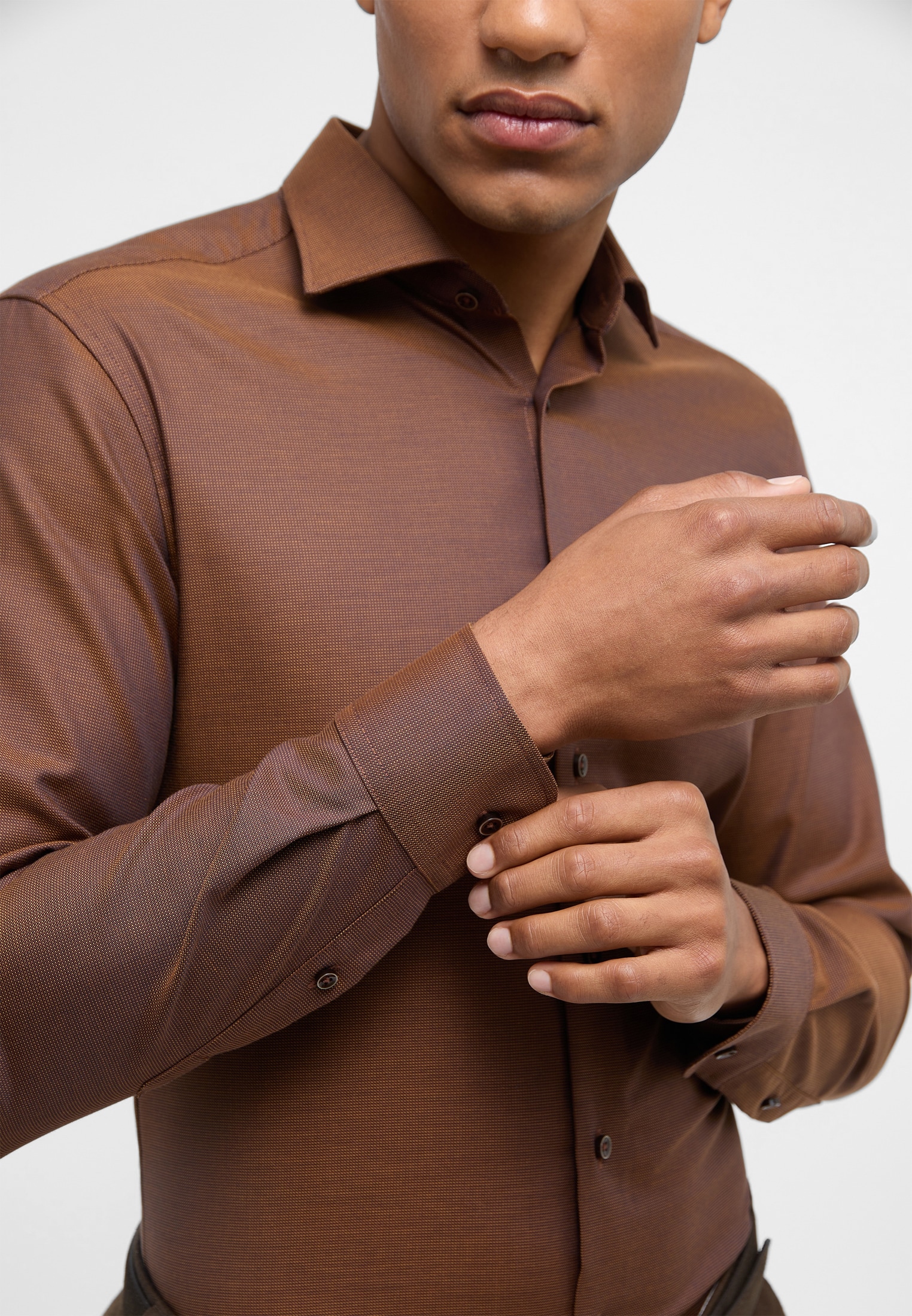 Eterna Langarmhemd »SLIM FIT«, NON IRON (bügelfrei)