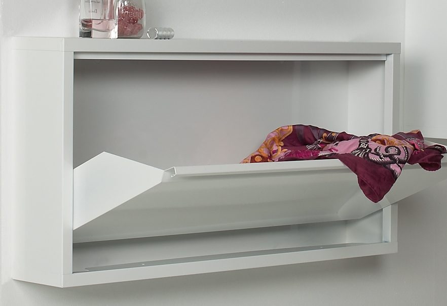 Fiam Schuhschrank »single«, mit einer Klappe, aus pulverbeschichtetem Stahlblech, Breite 75 cm