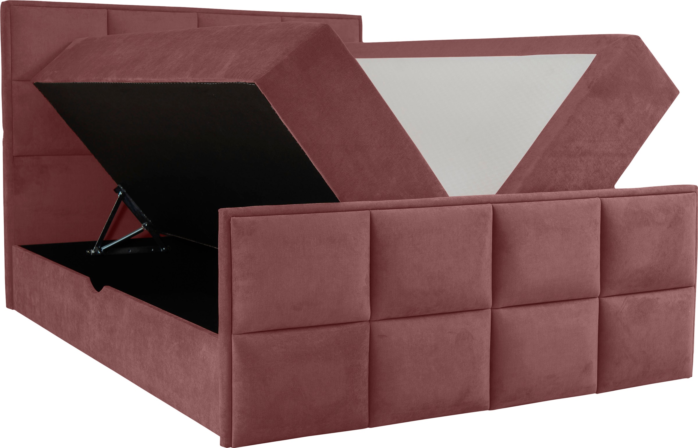 Leonique Boxspringbett »Timeo«, in den Breiten 120,140,160 & 180 cm erhältlich