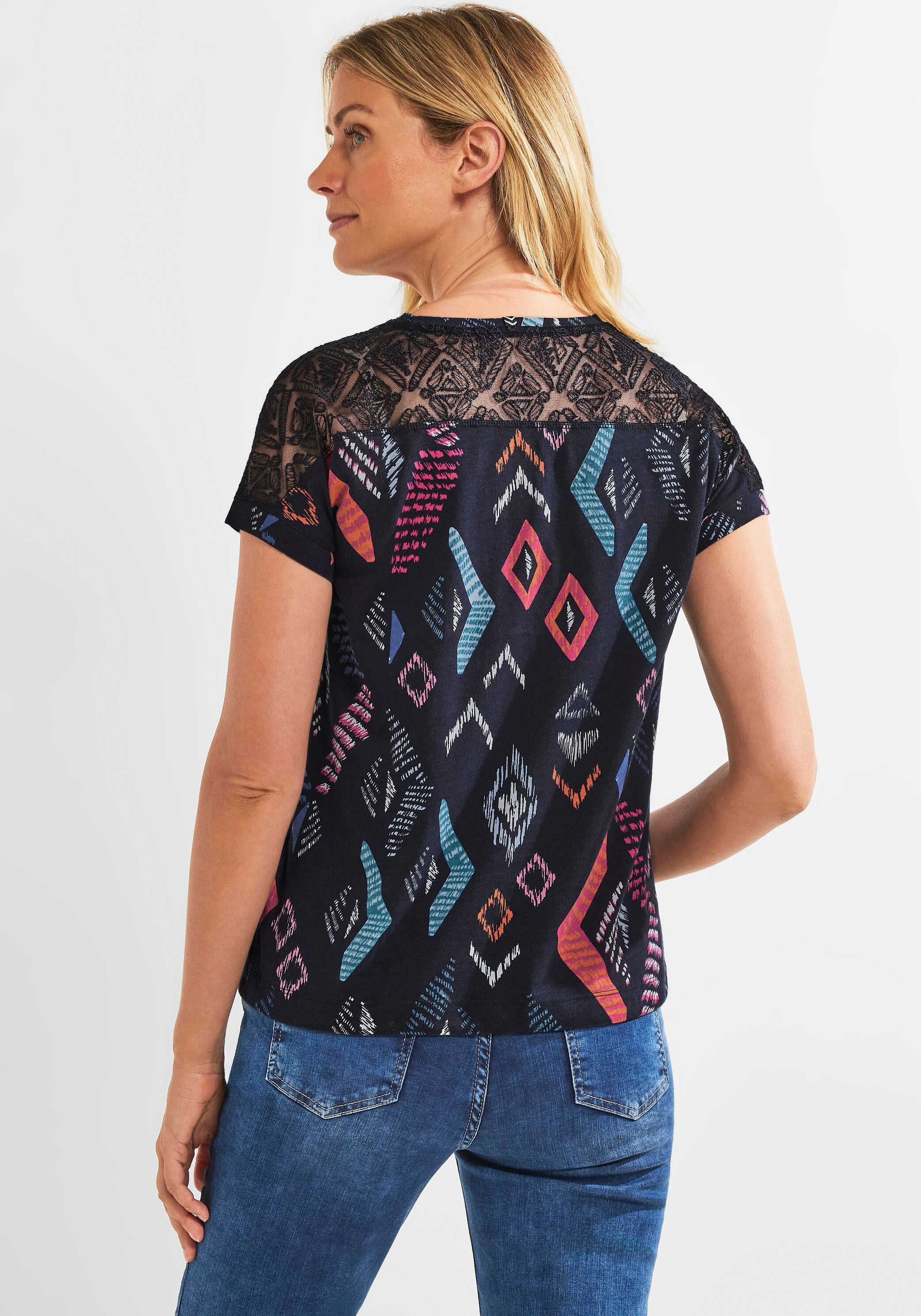 Cecil T-Shirt, mit überschnittenen bei shoppen Schultern Jelmoli-Versand online Schweiz
