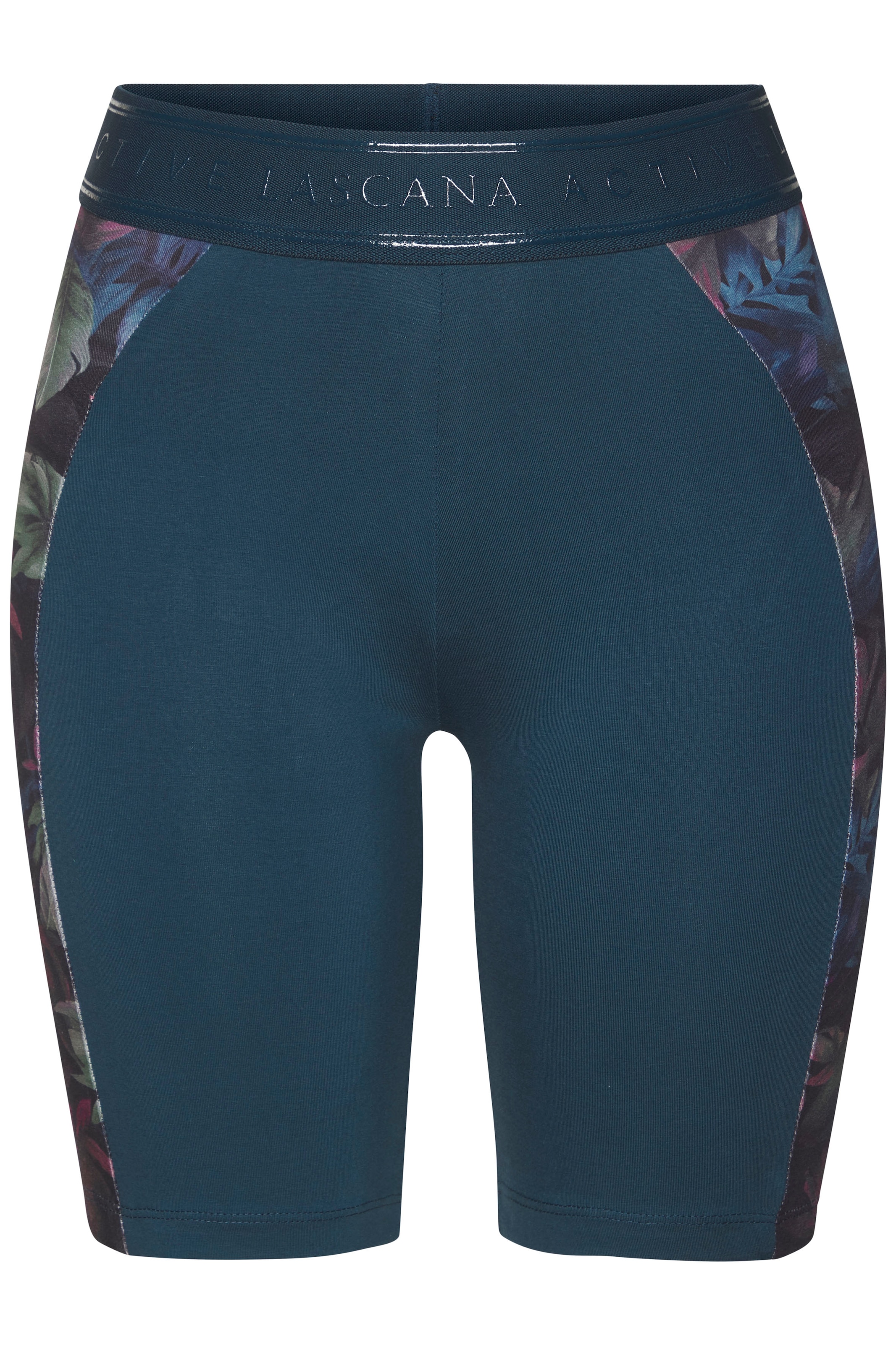 LASCANA ACTIVE Shorts, mit floralen Einsätzen