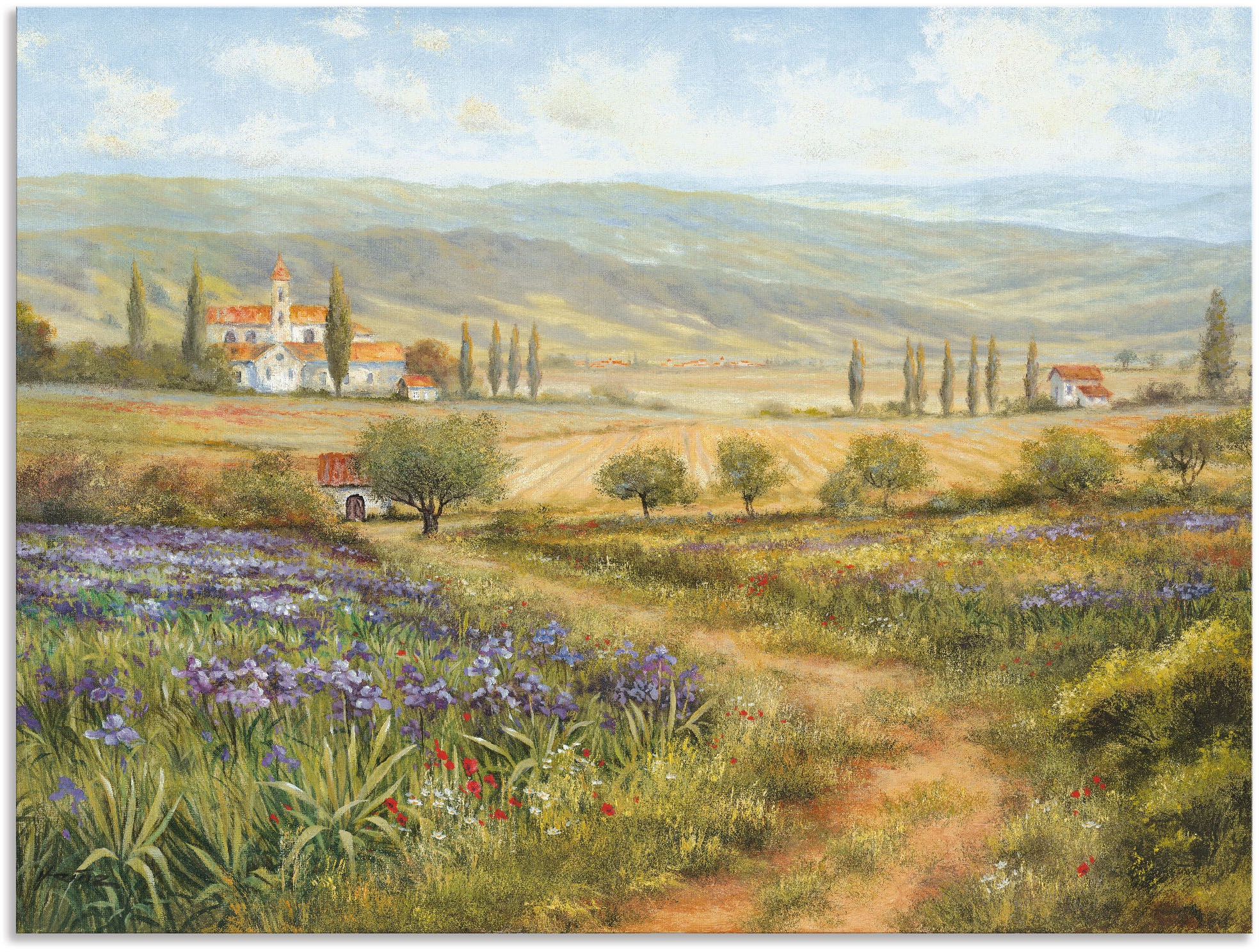 Artland Wandbild »Provence«, Bilder von Europa, (1 St.), als Alubild, Outdoorbild, Leinwandbild, Poster in verschied. Grössen