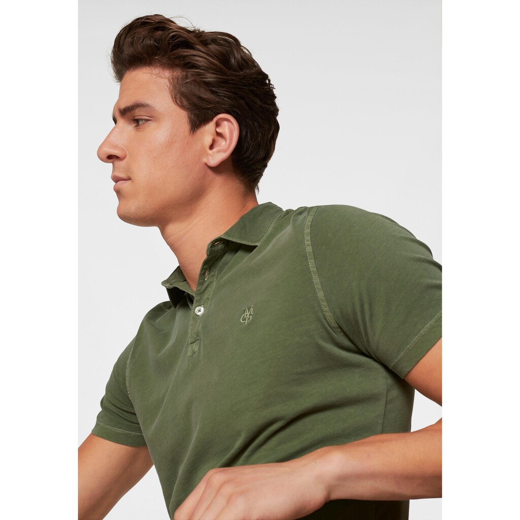 Marc O'Polo Poloshirt, Jersey-Qualität in Garment Dyed