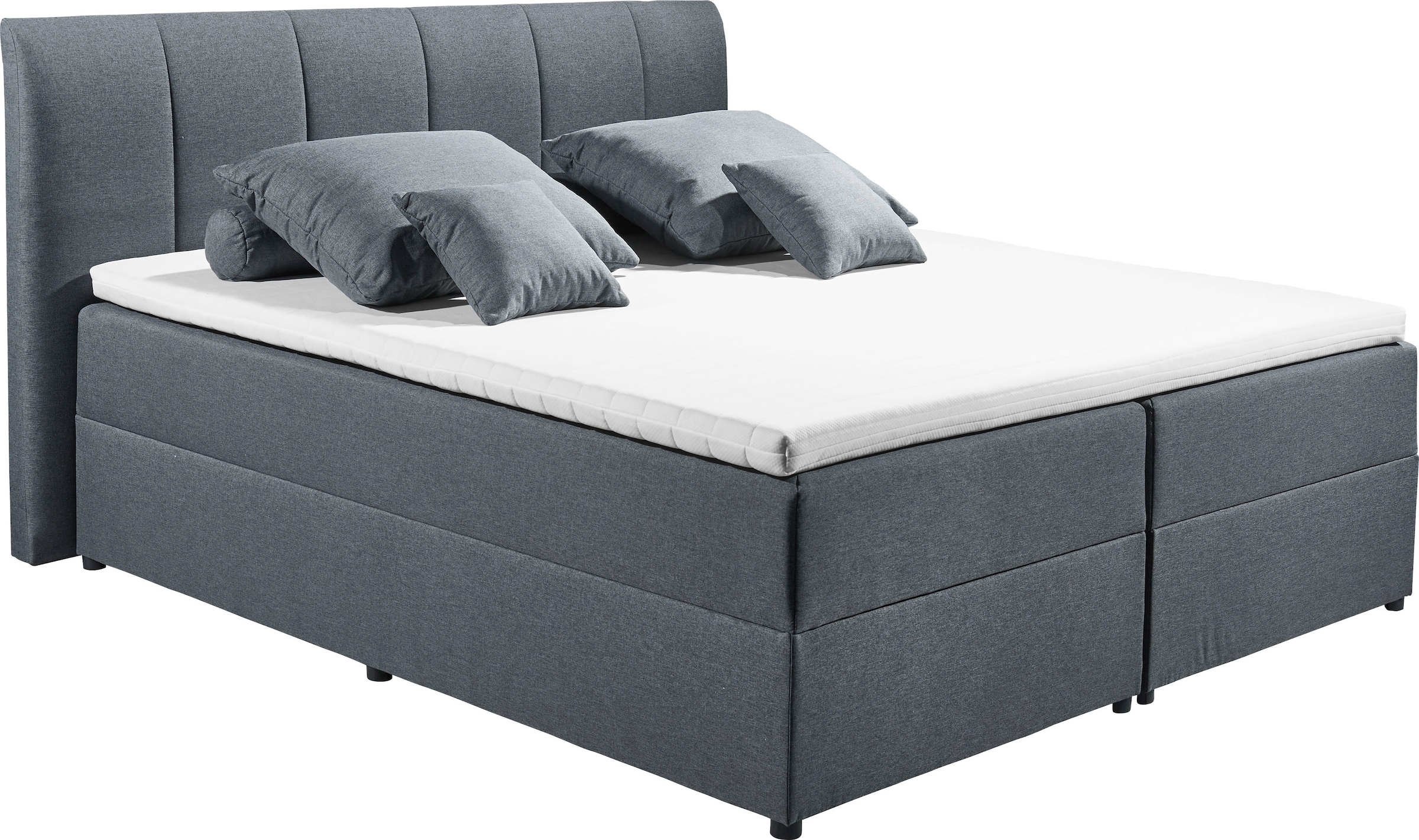 ED EXCITING DESIGN Boxbett »"Granada", Topseller inkl. Bettkasten und Topper«, erhältlich in den Grössen 120x200cm & 180x200cm