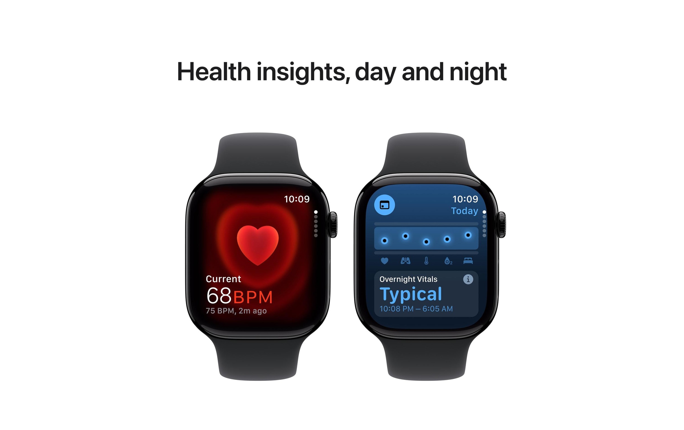 Apple Watch Series 10 Aluminium, 46 mm, GPS + Cellular, Sport Band S/M, Diamantschwarz