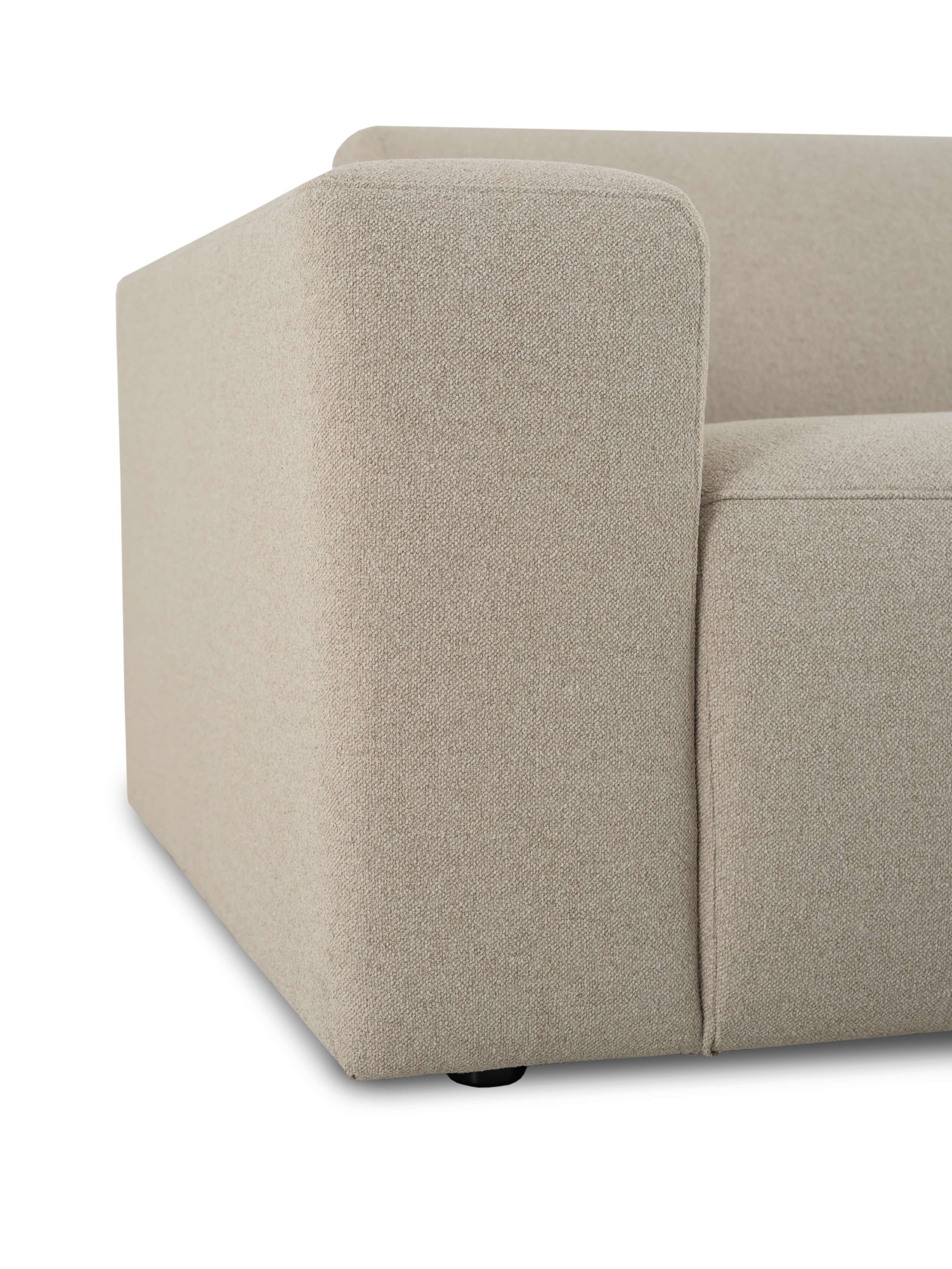 INOSIGN Ecksofa »Koa,228cm, L-Form, Modulsofa, Webstoff, Cord«, Designsofa, Set, Hocker inklusive, weicher Lounge-Sitzkomfort