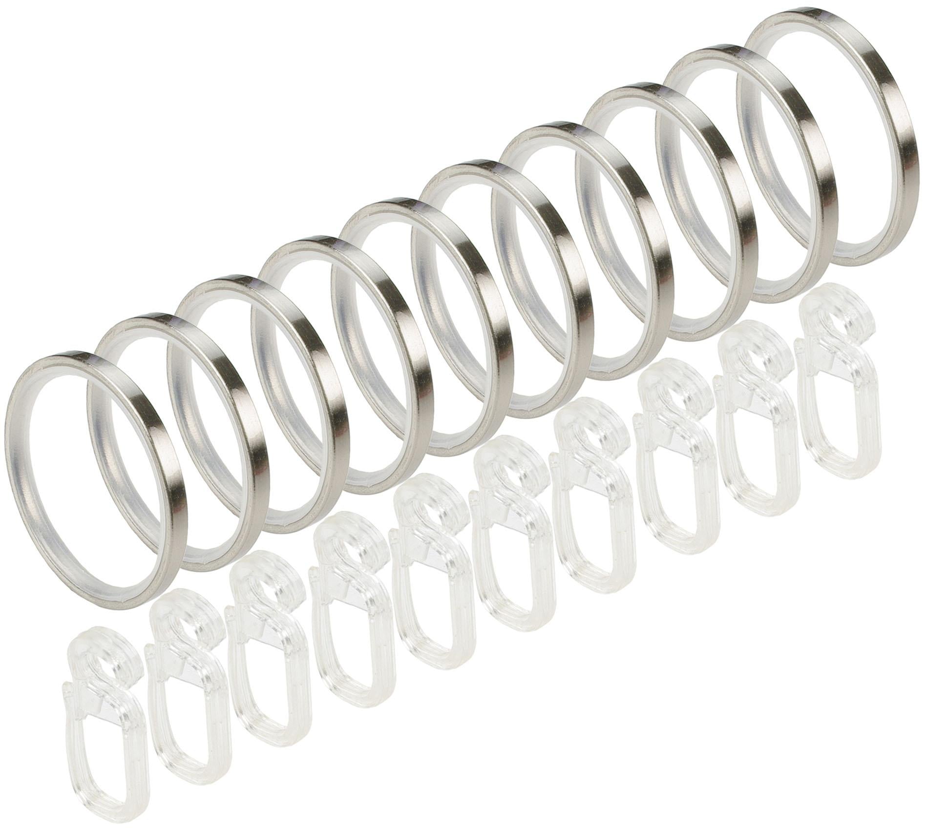 Liedeco Gardinenstange »CELQUADE02SG2L«, 2 läufig-läufig, Fixmass, 2-läufig im Fixmass Ø 25/20 mm