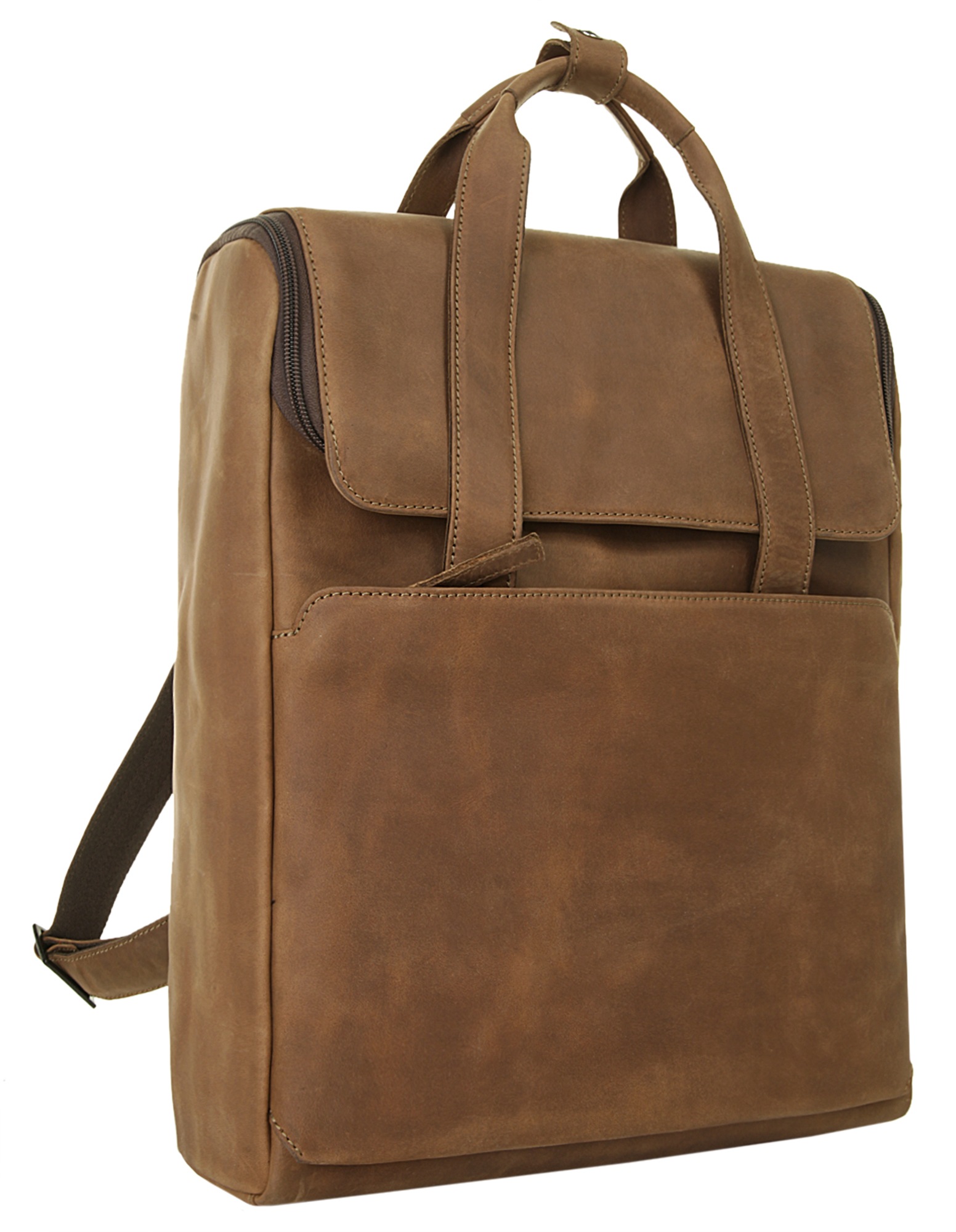 Harold's Laptoprucksack »2IN1«, echt Leder
