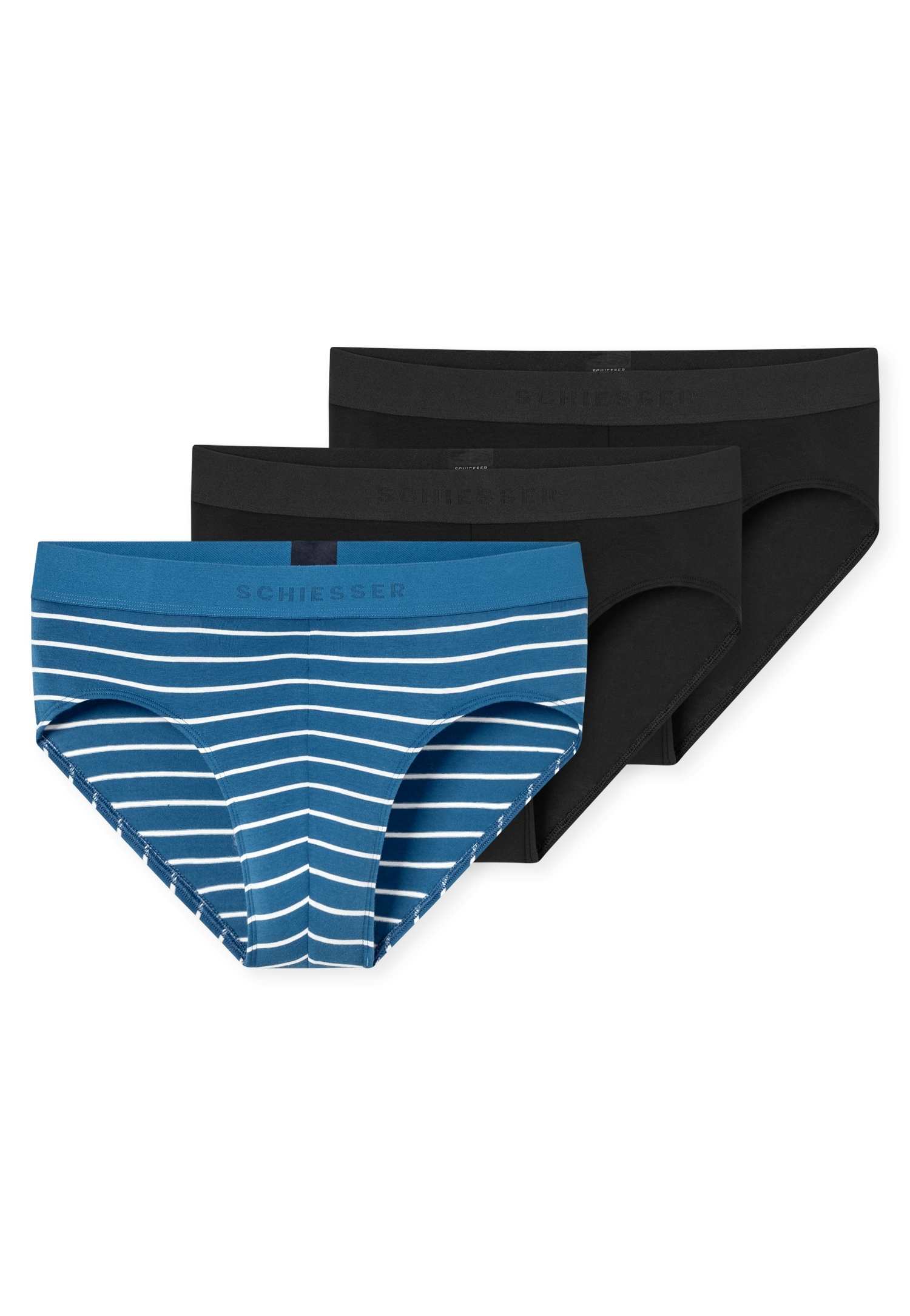 Schiesser Rioslip »95/5 Multipacks« 3er Pack, ohne Eingriff, softer Logobund
