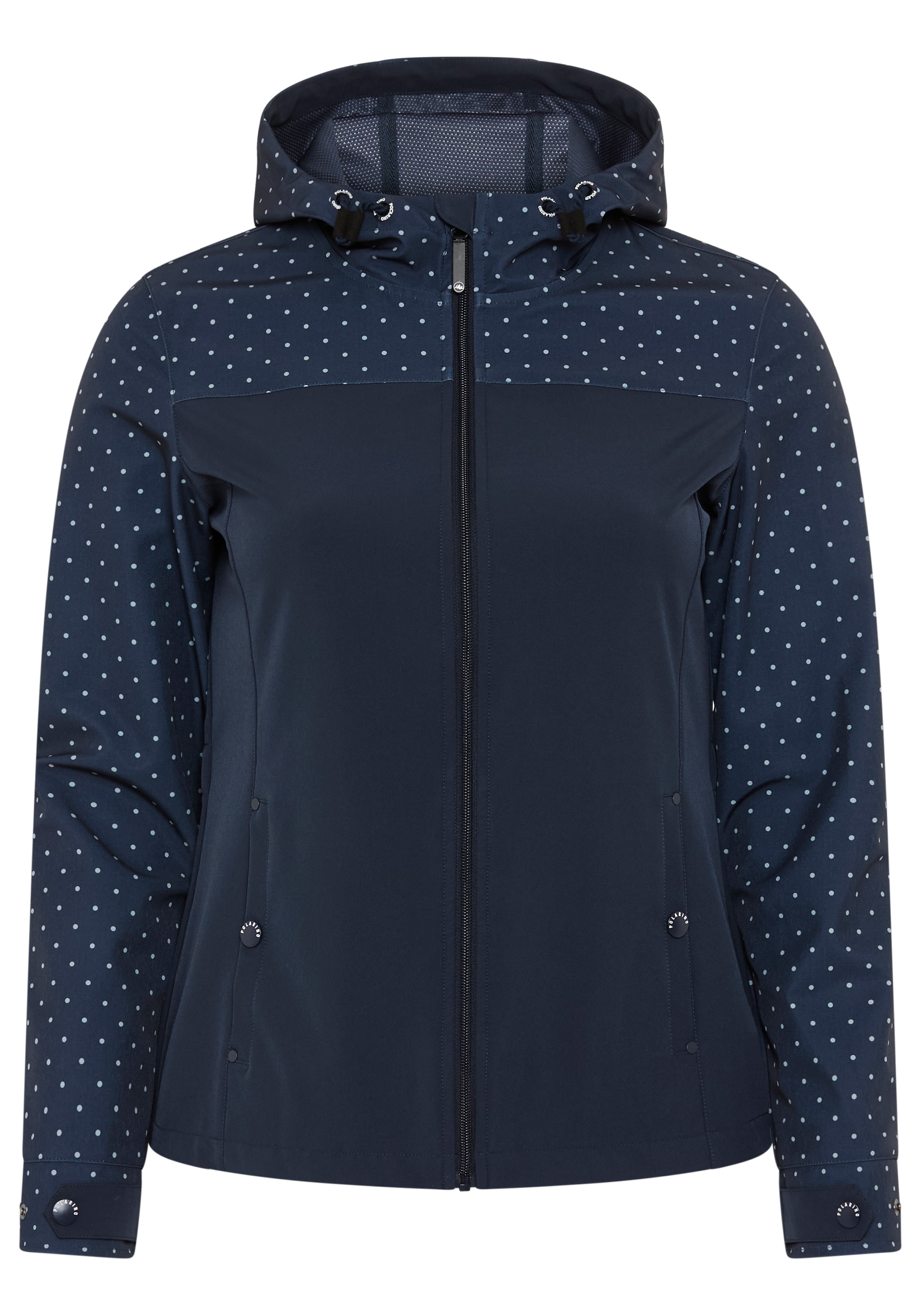 Polarino Softshelljacke, mit Kapuze, für den Übergang