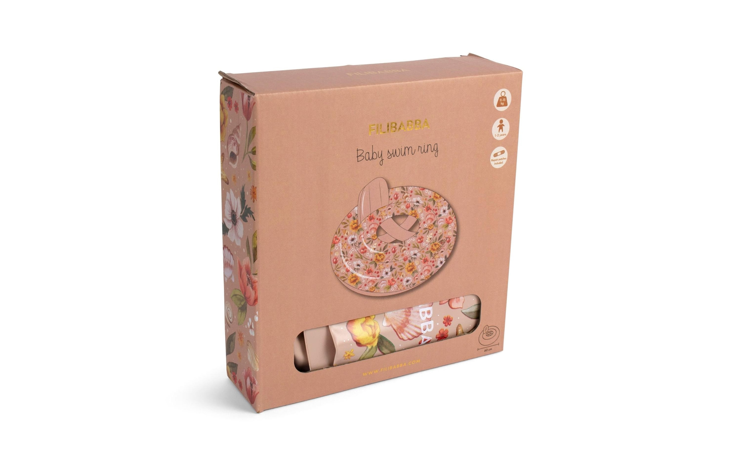 Schwimmring »Filibabba Baby Alfie Ocean Blossom«
