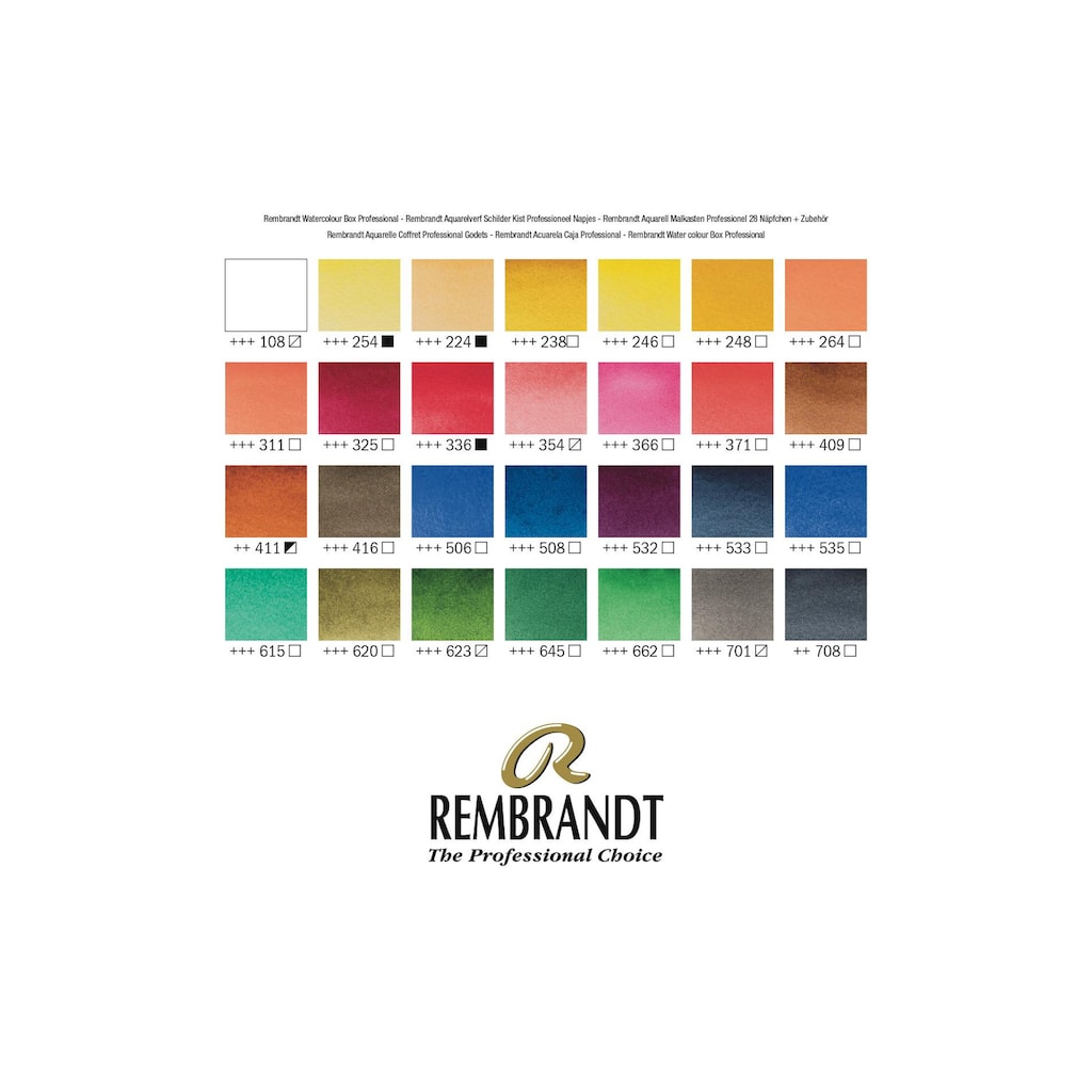 Aquarellfarbe »Rembrandt Malkasten P«