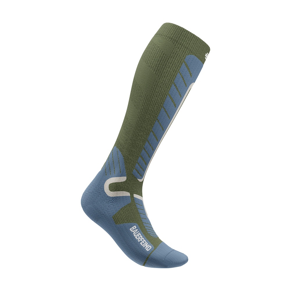 Bauerfeind Sportsocken »SKI ALPINE COMPRESSION SOCKS« für Alpinski und Snowboard, mit ausgesparten Polsterzonen