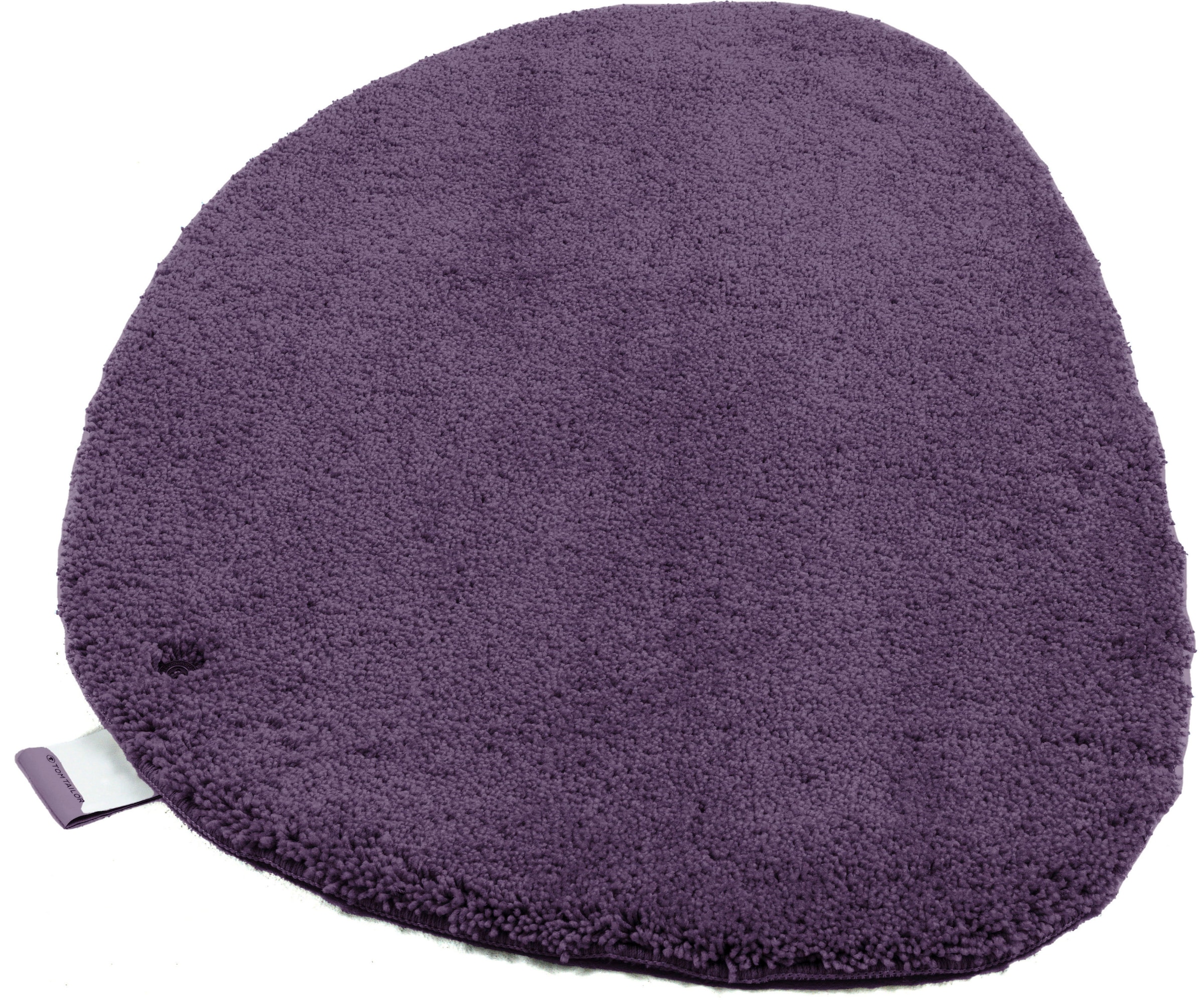 TOM TAILOR HOME Badematte »Cozy Bath UNI«, rutschhemmend beschichtet, fussbodenheizungsgeeignet, Badteppich, Uni Farben, rechteckig, rund und oval erhältlich