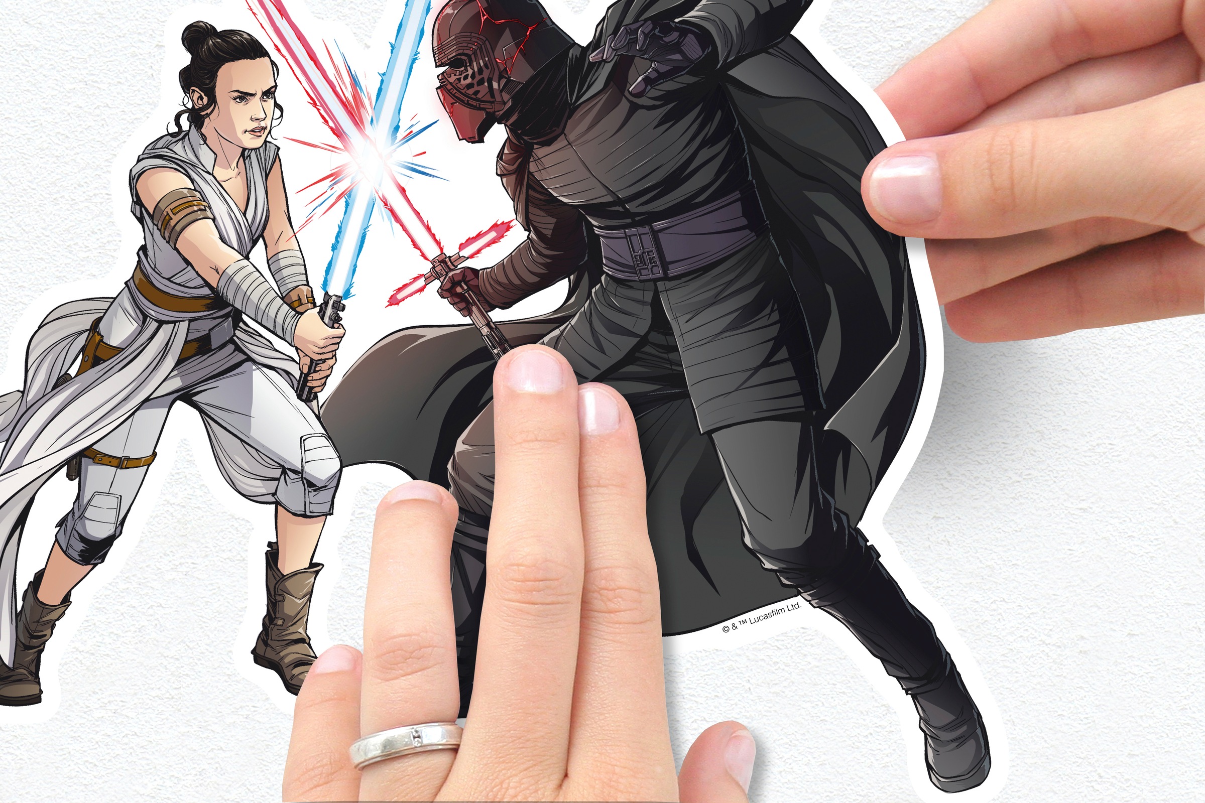 Komar Wandtattoo »Star Wars Heroes Villains - Grösse 50 x 70 cm«, (12 St.), selbstklebend, Wandsticker, Kinderzimmer
