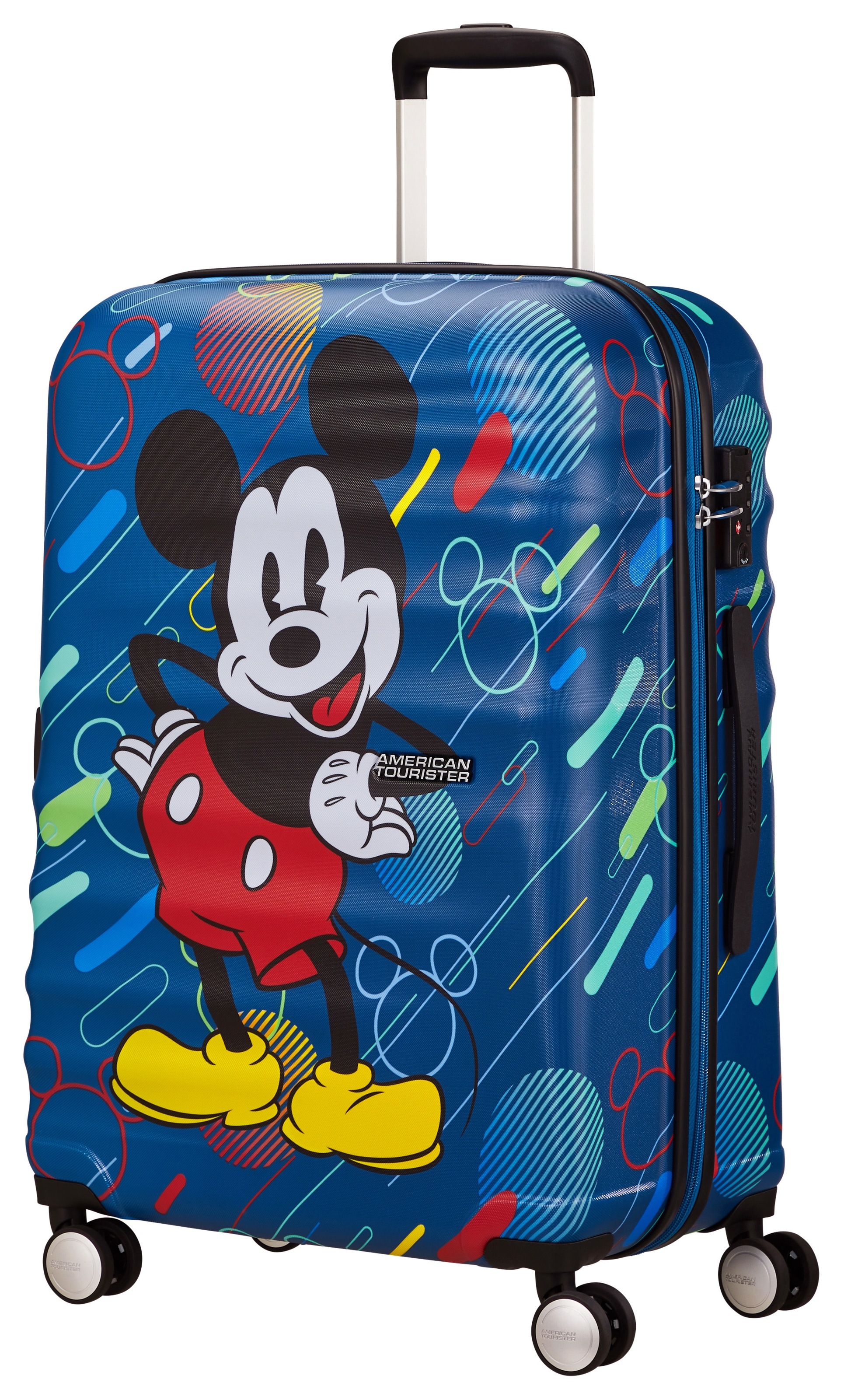 American Tourister® Kinderkoffer »WAVEBREAKER DISNEY 67«, 4 Rollen, Kinderreisegepäck Koffer TSA-Zahlenschloss