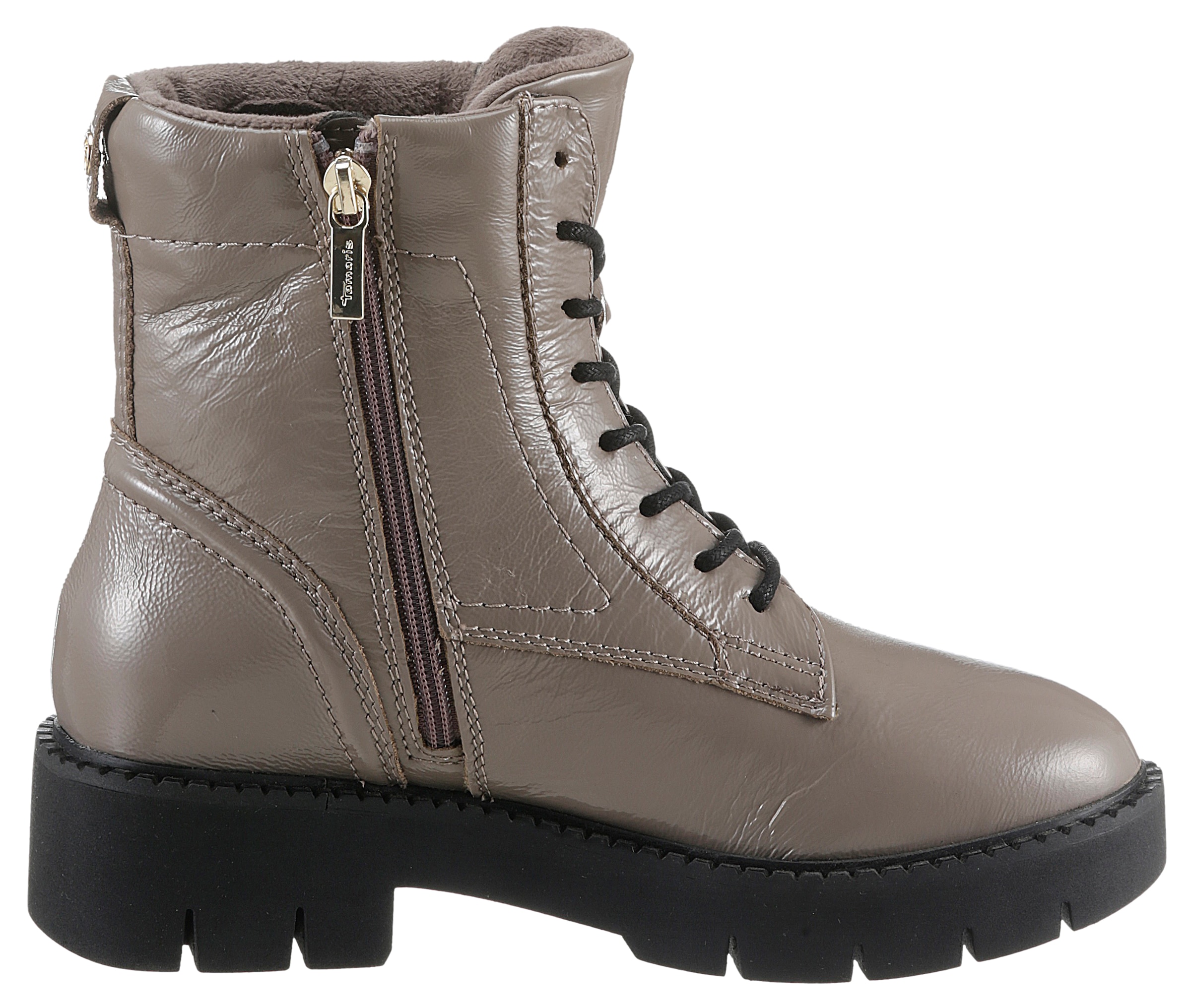 Tamaris COMFORT Schnürstiefelette, mit praktischem Reissverschluss