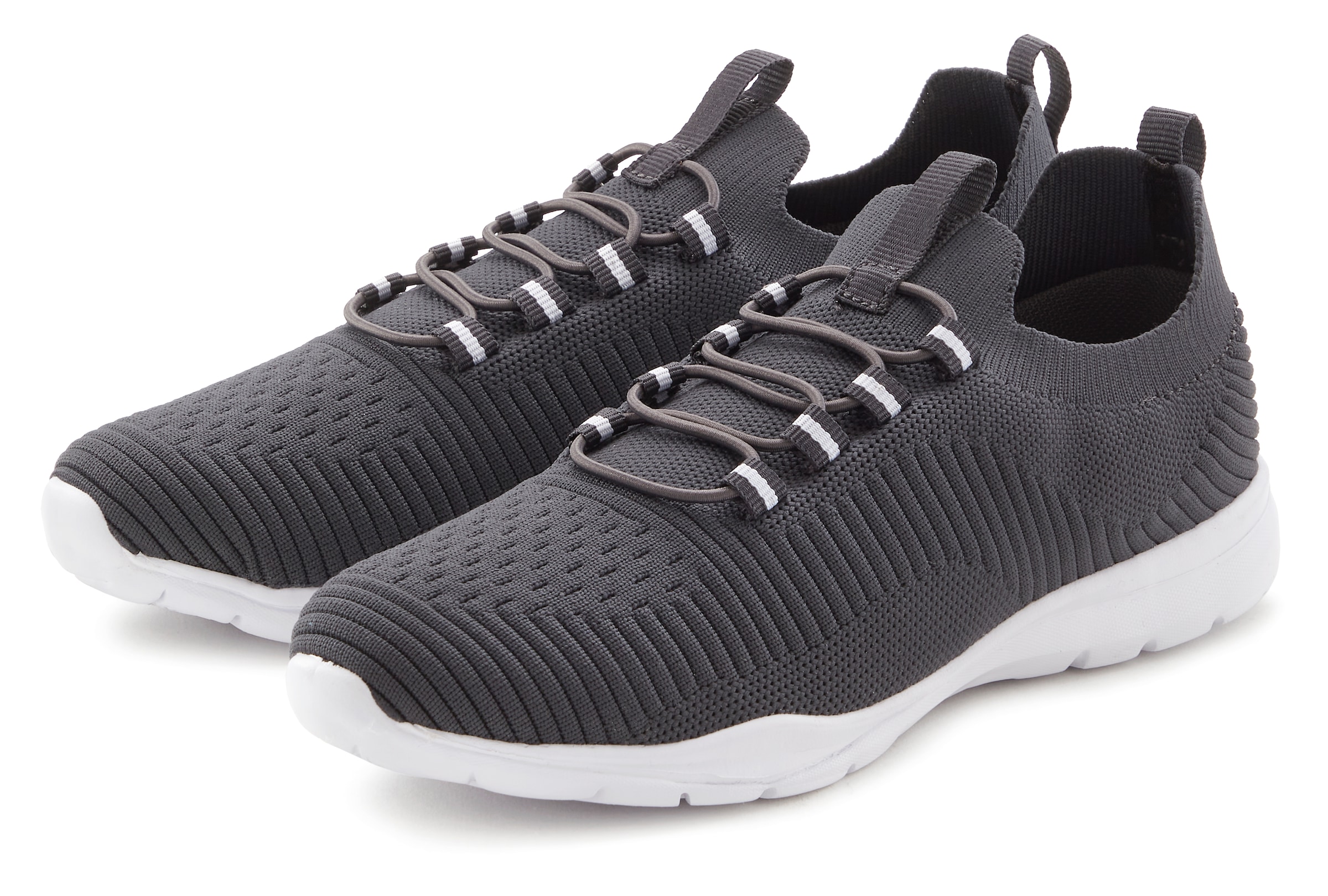 LASCANA Sneaker, Slip In´s, Freizeitschuh, Halbschuh superleicht aus Textil VEGAN